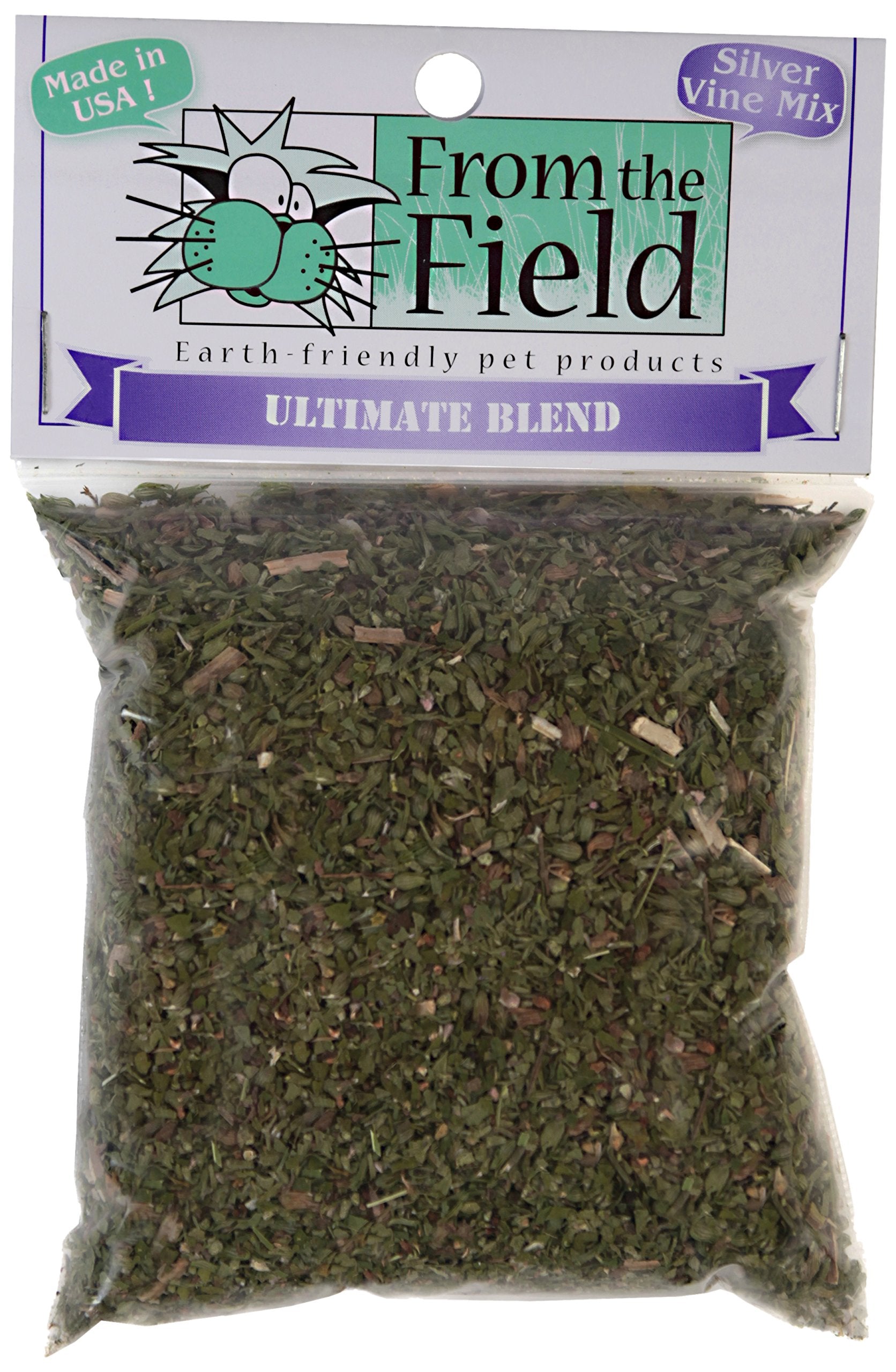 from The Field | Ultimate Blend Catnip & Silver Vine | Premium USA-Grown Catnip for Toys & Playtime | Fresh, Potent, Non-Toxic, 