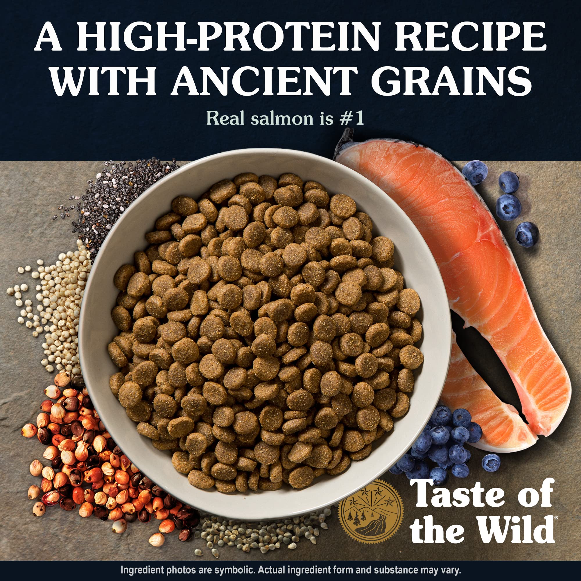 Taste Of The Wild Ancient Stream Canine Recipe With Smoke-Flavored Salmon And Ancient Grains 5lb