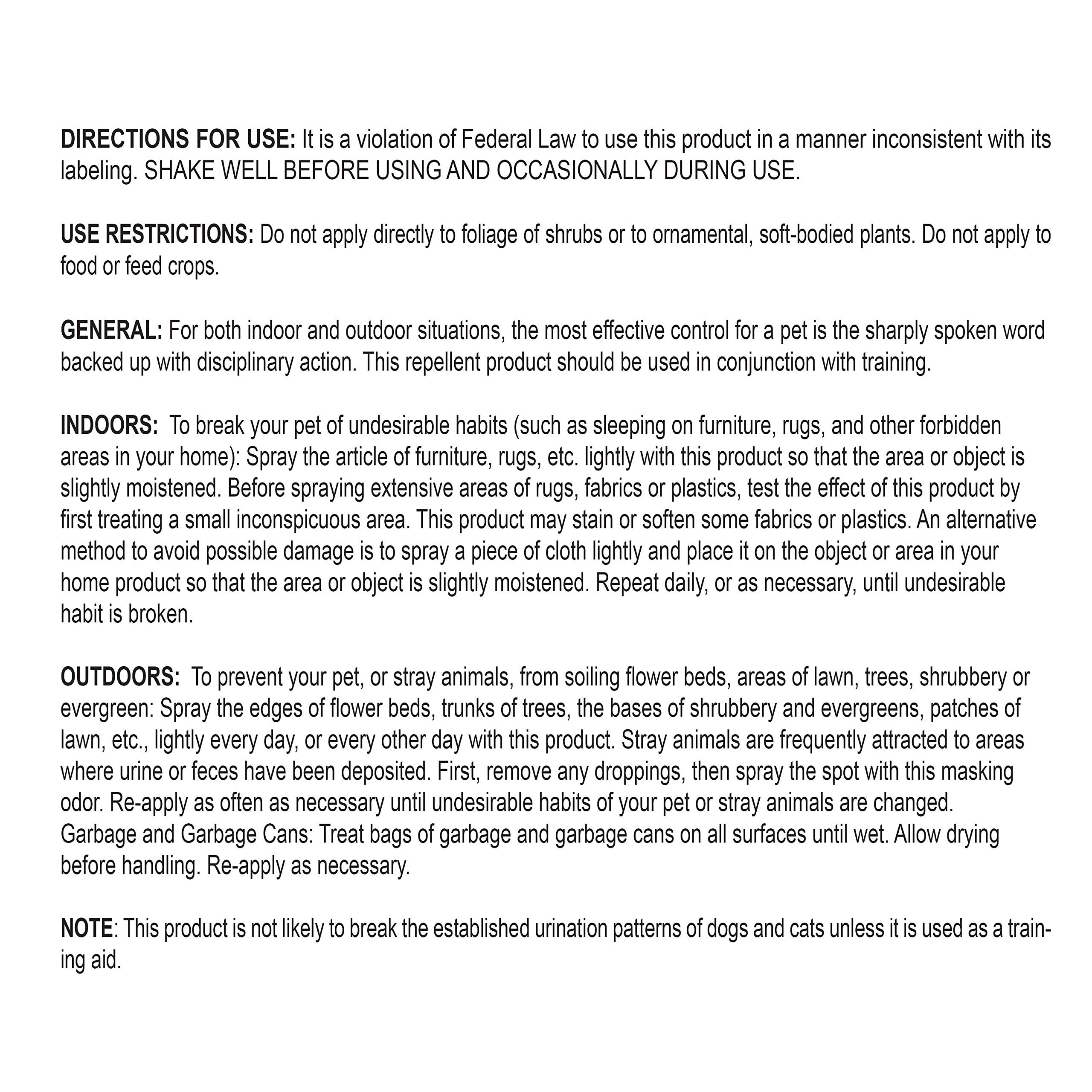 Four Paws Keep Off Pet Repellent Spray for Outdoors & Indoors, Dog & Cat Chew & Scratch Deterrent, 10 oz.