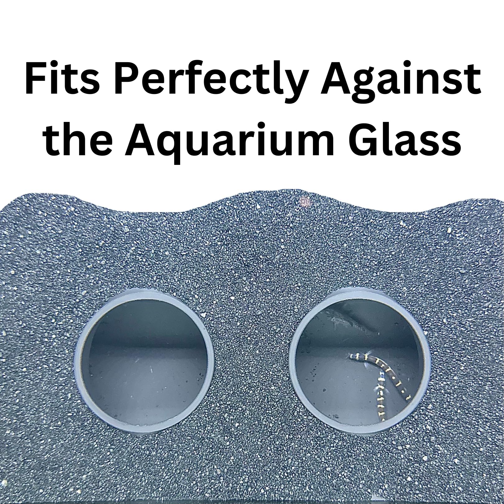 Lucky Critter Aquarium Underground Tunnel Cave Natural Curve Two Hole | Viewing Fish & Shrimp Under Gravel Tunnel | Fish Tank De