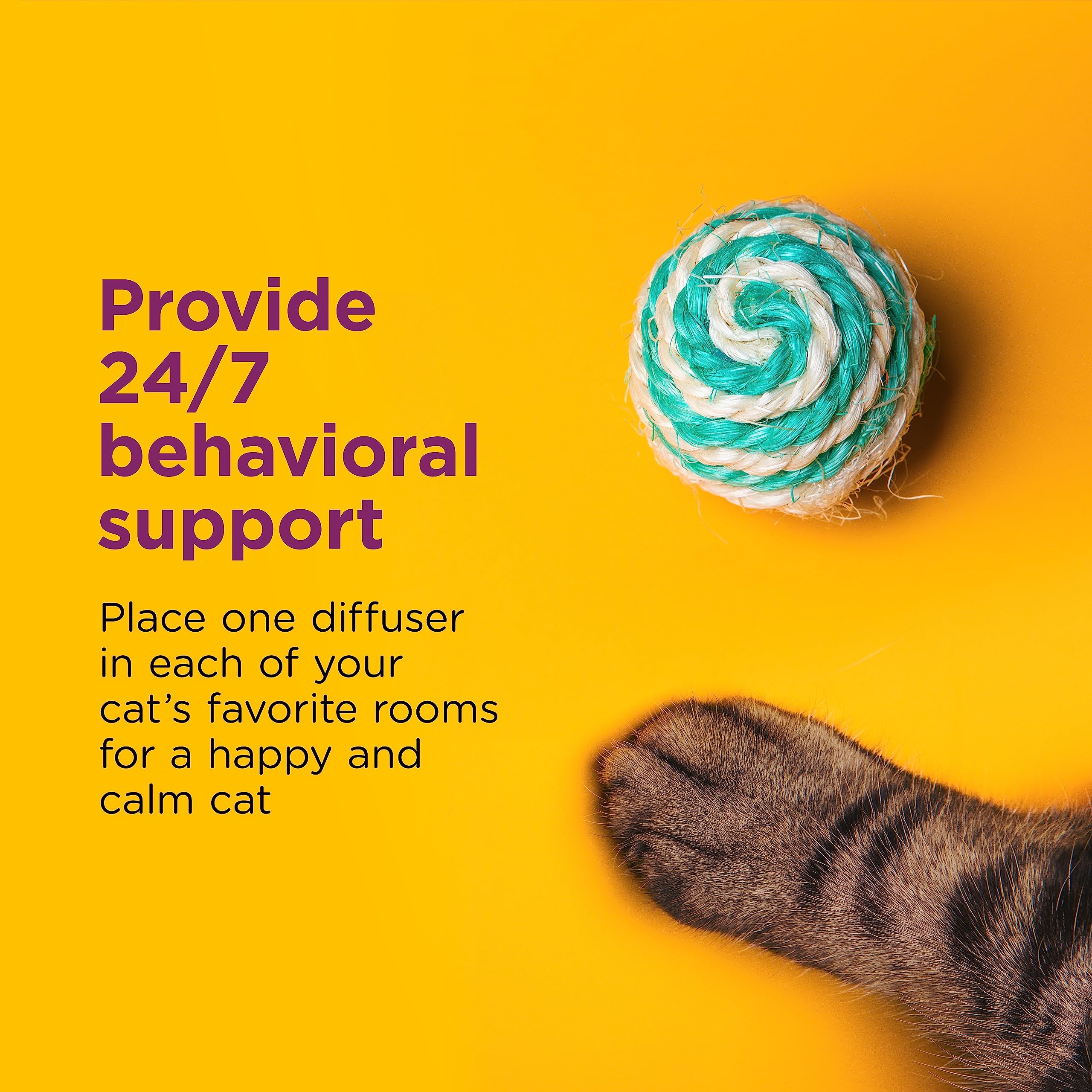 Comfort Zone 1 Refill Cat Calming Pheromone Diffuser Refill (30 Days) for a Calm Home | Veterinarian Recommended | De-Stress You