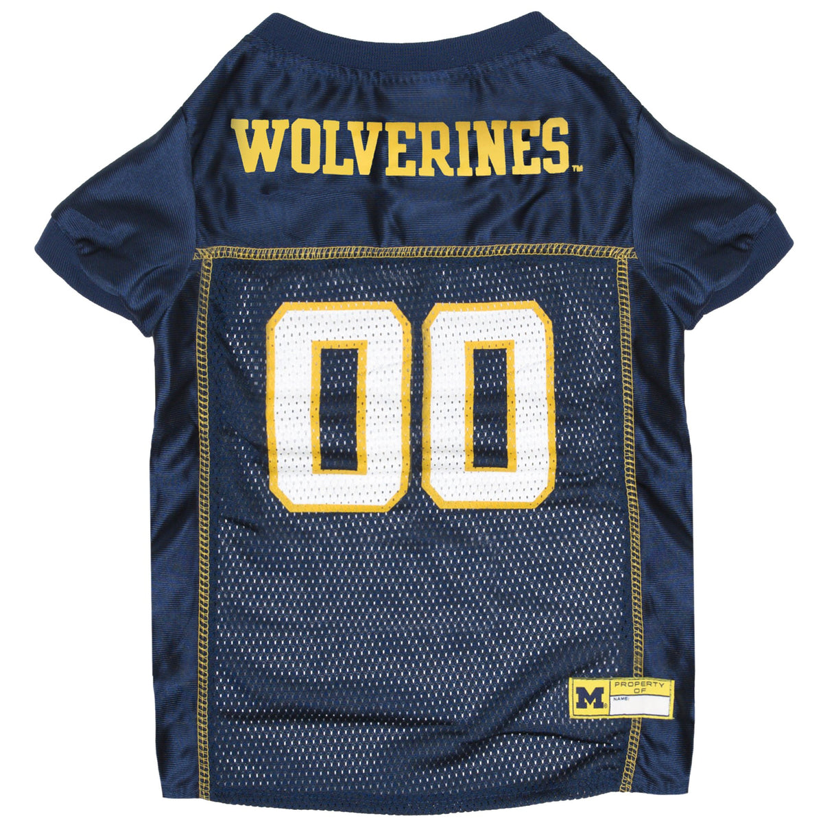 Pets First Ncaa College Michigan Wolverines Mesh Jersey For Dogs & Cats, Size Large, Licensed Dog Jersey With Your Favorite Football/Basketball College Team