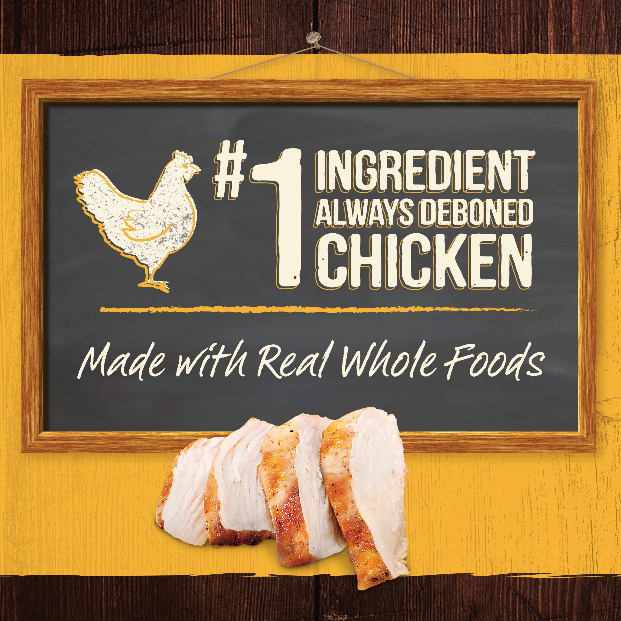 Merrick Grain Free Premium And Natural Canned Dog Food, Soft And Healthy Wet Recipe, Real Chicken Dinner - (Pack of 12) 12.7 oz.