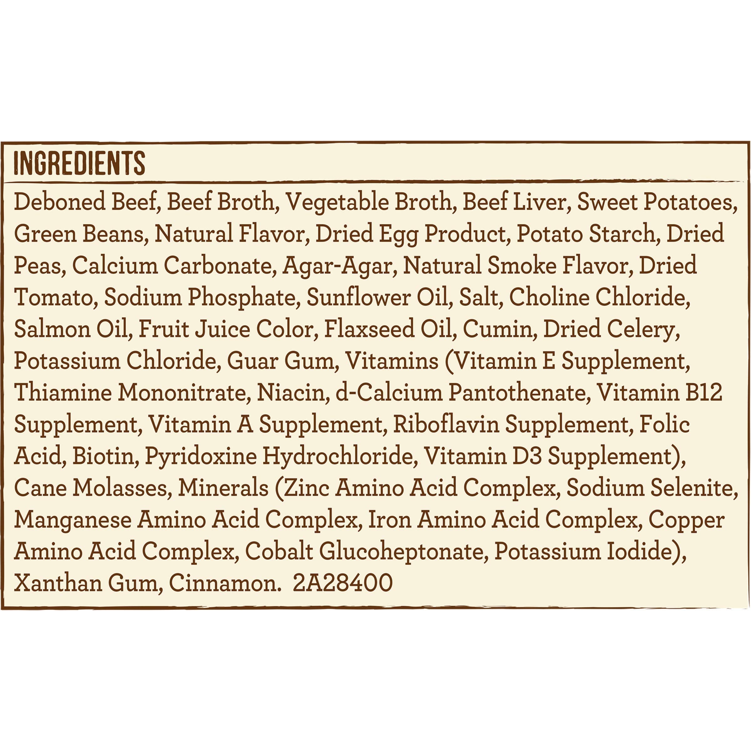 Merrick Slow-Cooked BBQ Premium Healthy Real Meat Grain Free Canned Dog Food, Texas Style With Braised Beef - (Pack of 12) 12.7