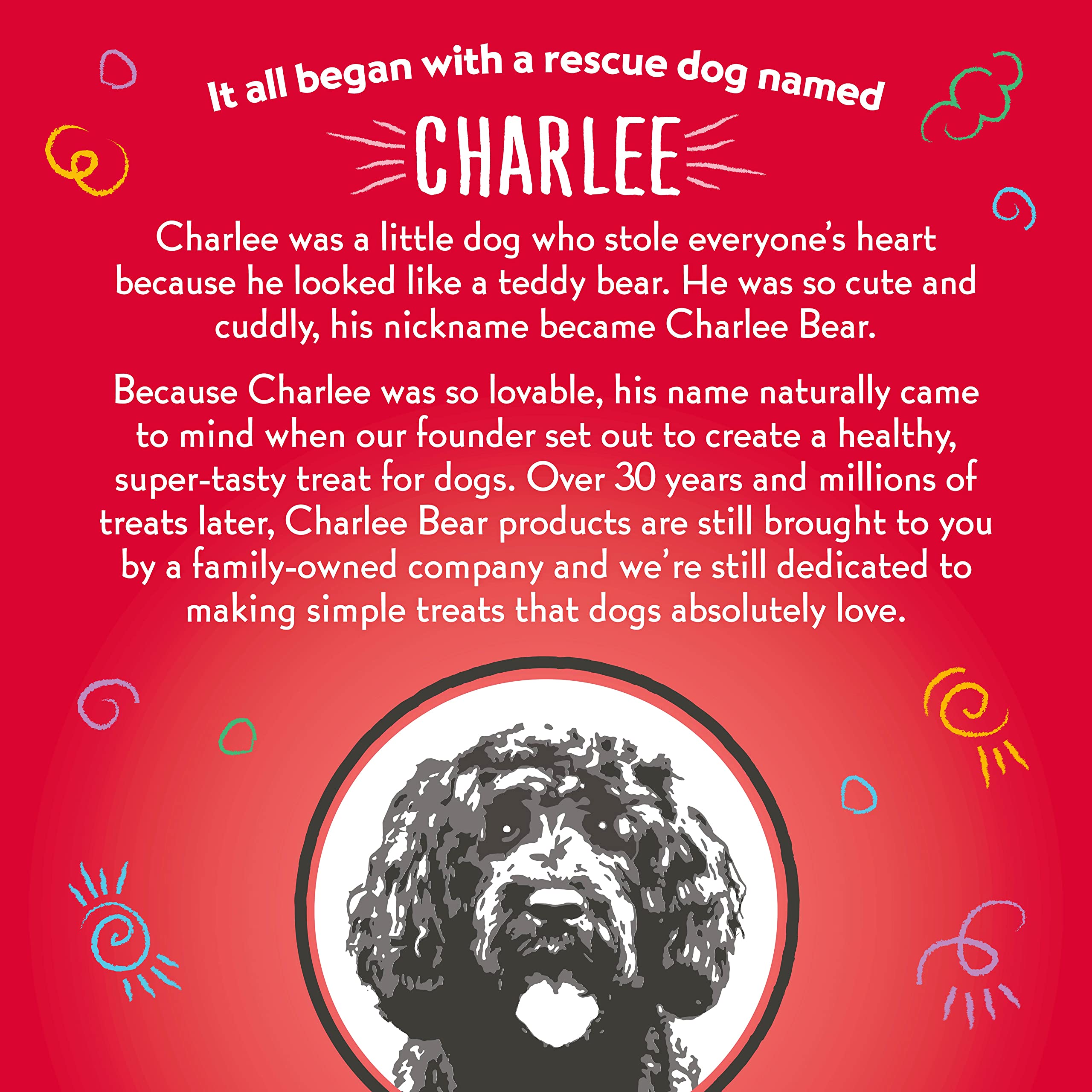 Charlee Bear Dog Treat, 6-Ounce, Liver