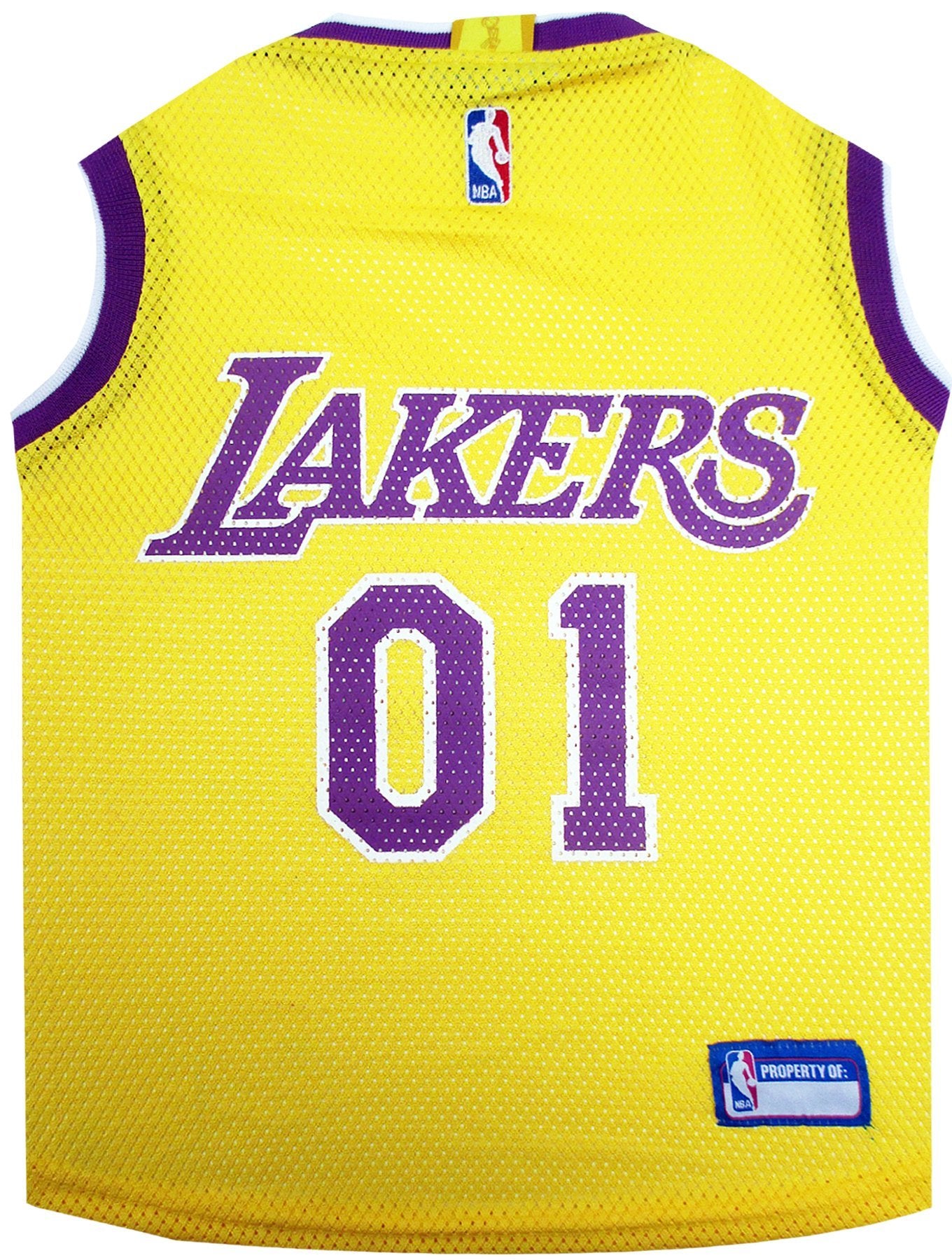 Nba Los Angeles Lakers Dog Jersey, Medium - Tank Top Basketball Pet Jersey