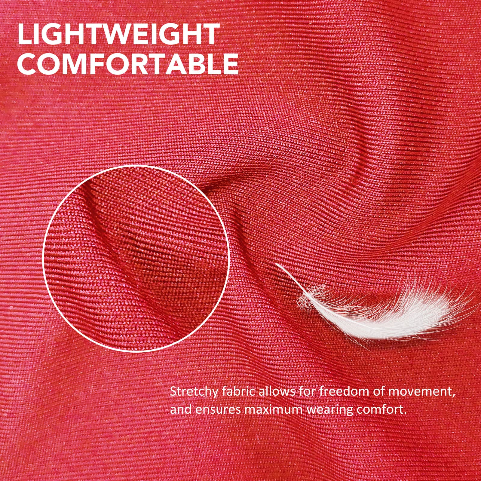Harrison Howard Super Comfort Stretchy Fly Mask Large Eye Space with UV Protection Soft on Skin with Breathability-Lava Red