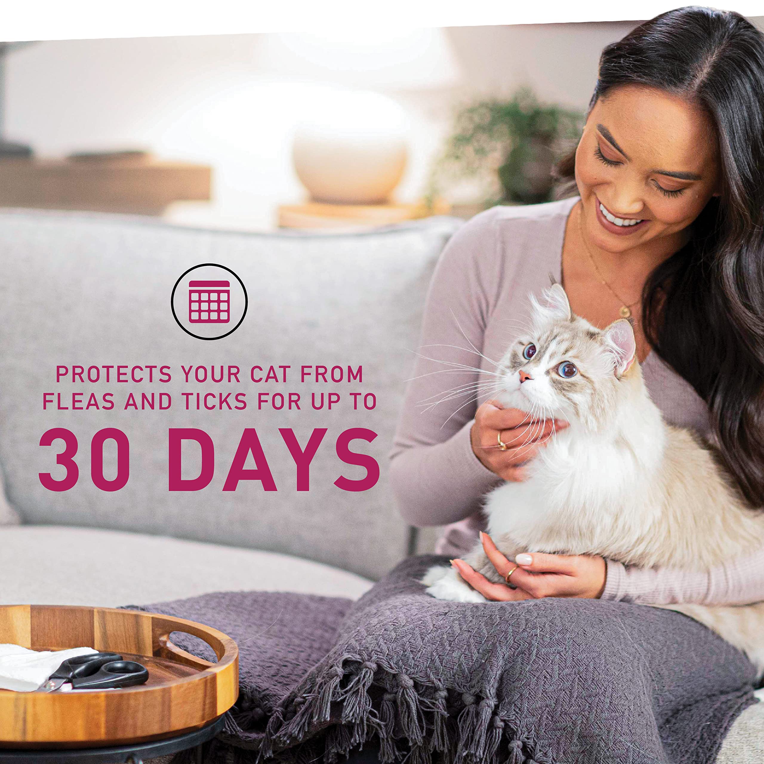 Nextstar Topical Flea & Tick Treatment & Prevention For Cats Over 3.5 Lbs, Fast Acting, 3-Month Supply