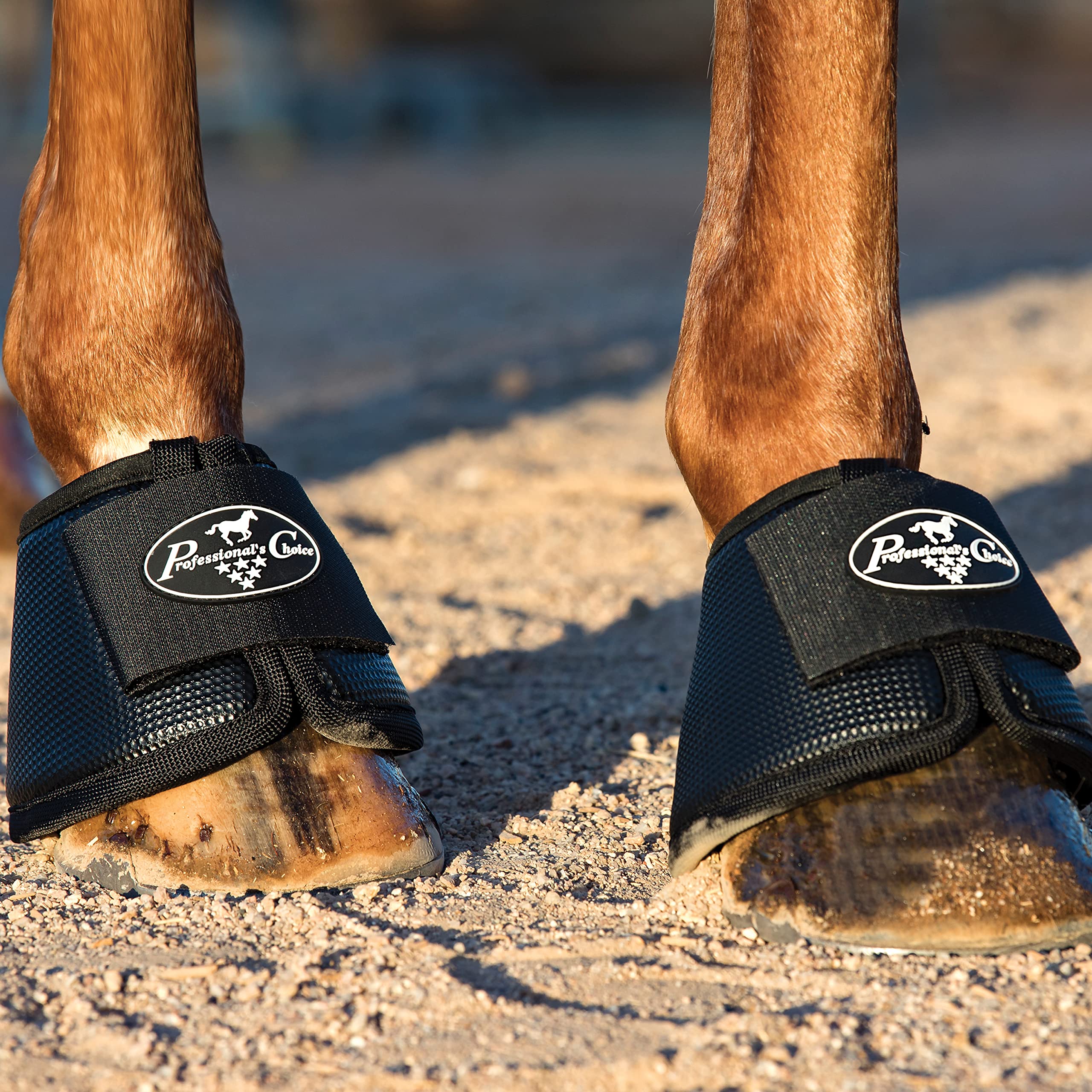 Professional'S Choice All-Purpose Bell Boots For Horses | Sold In Pairs | Small | Black | Without Fleece