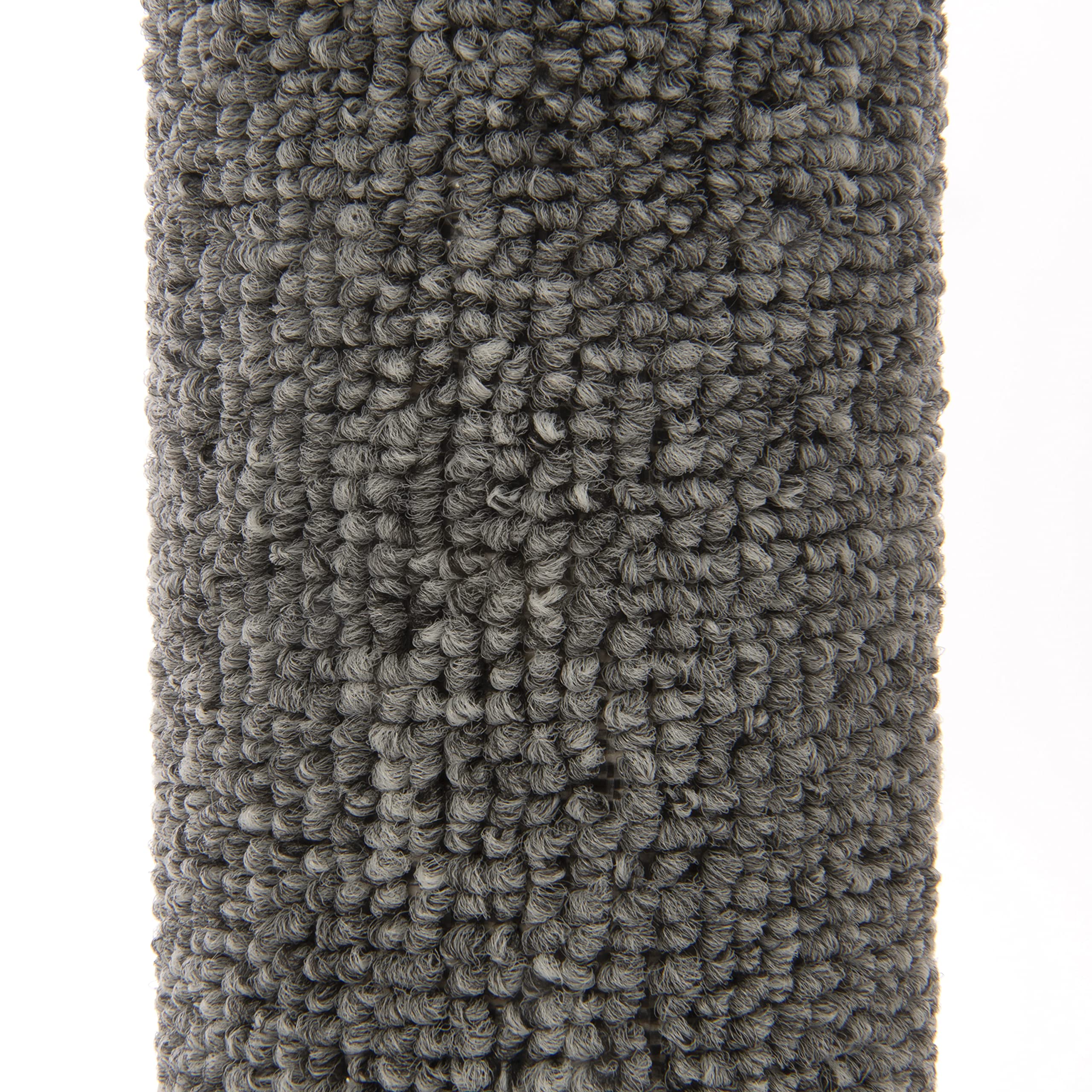 Smartykat Scratch 'N Spin Carpet Cat Scratching Post With Spinning Wand Toys - Gray, One Size