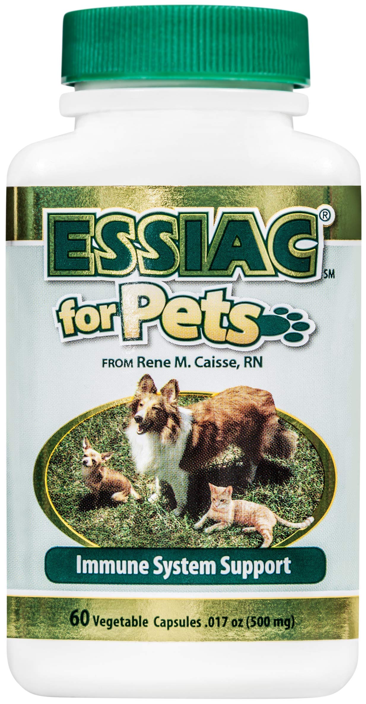 Immune System Support for Pets, by Essiac Canada, 60 Capsules