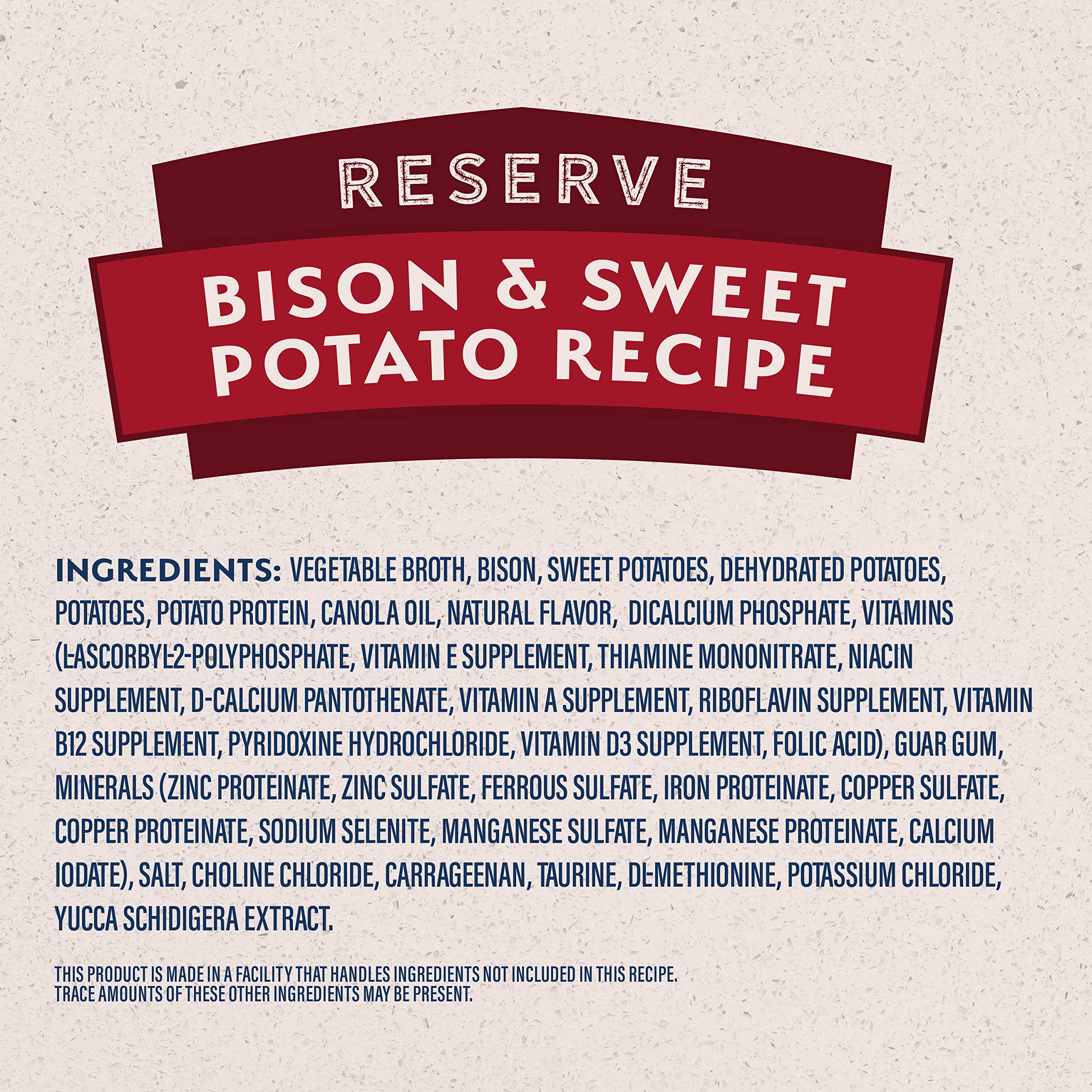 Natural Balance Limited Ingredient Adult Grain-Free Wet Canned Dog Food, Reserve Bison & Sweet Potato Recipe, 13 Ounce (Pack of