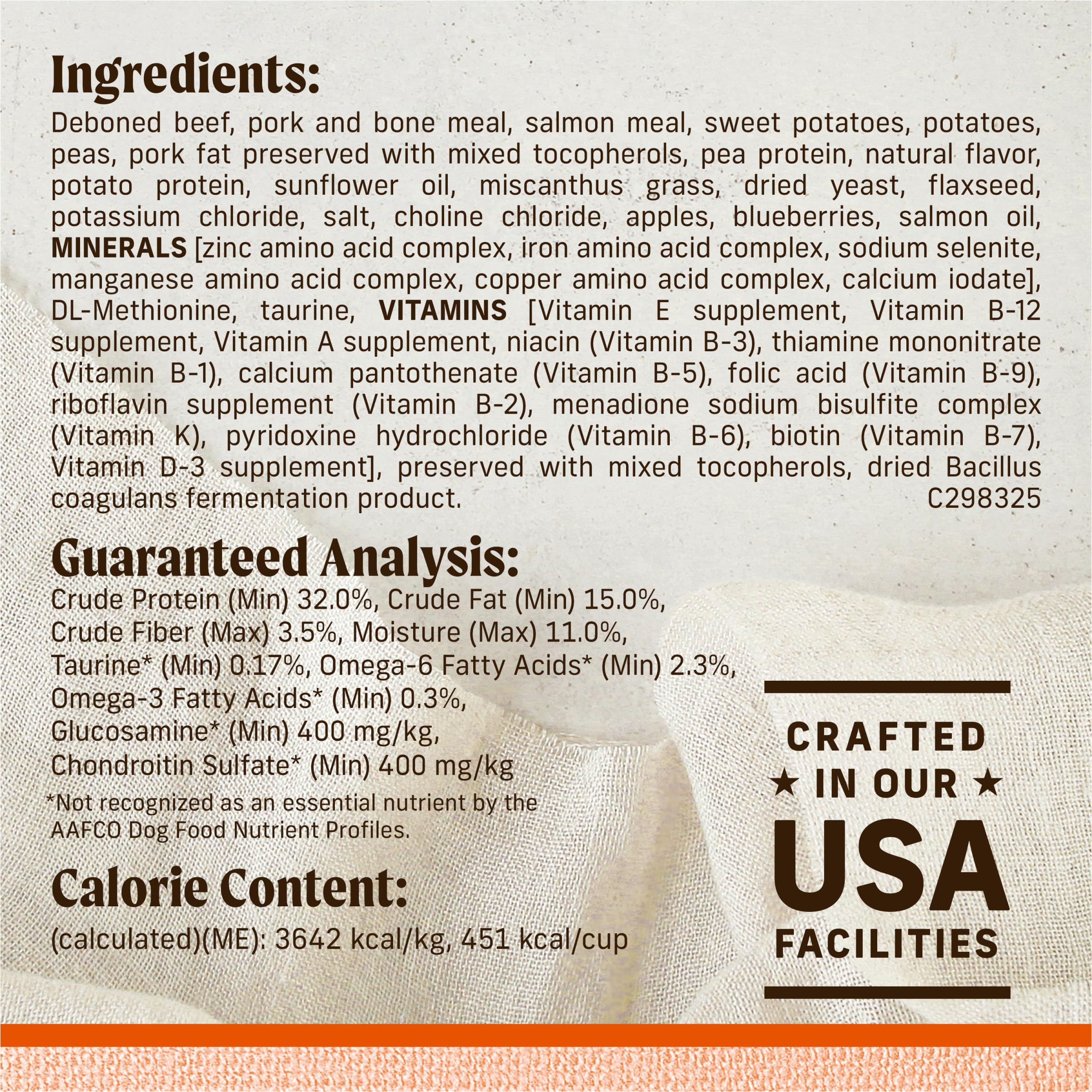 Merrick Lil Plates Premium Grain Free Dry Dog Food For Small Dogs, Real Texas Beef And Sweet Potato Kibble - 20.0 lb. Bag