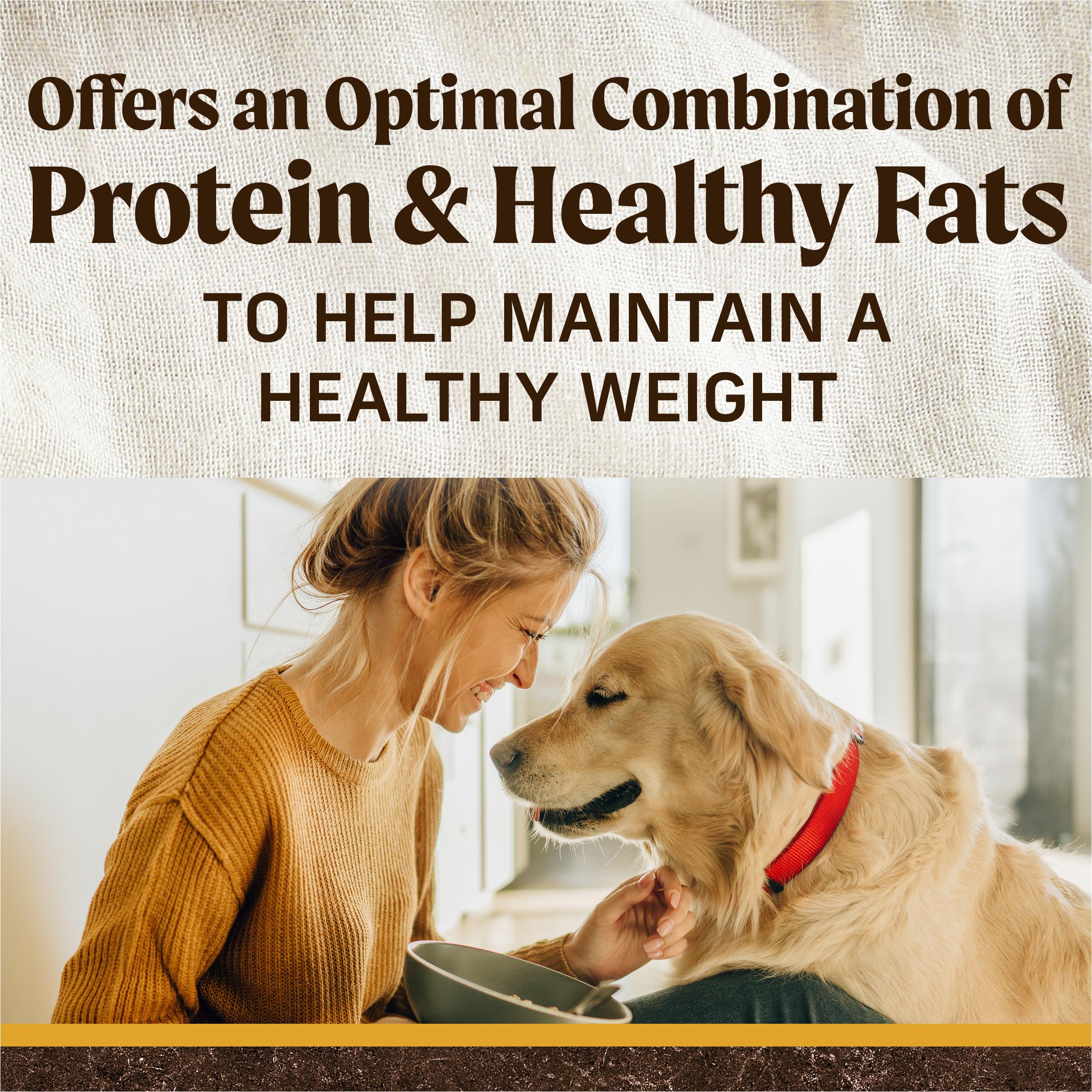 Merrick Premium Grain Free Dry Dog Food Weight Management Dog Food, Wholesome And Natural Kibble, Healthy Weight Recipe - 22.0 l