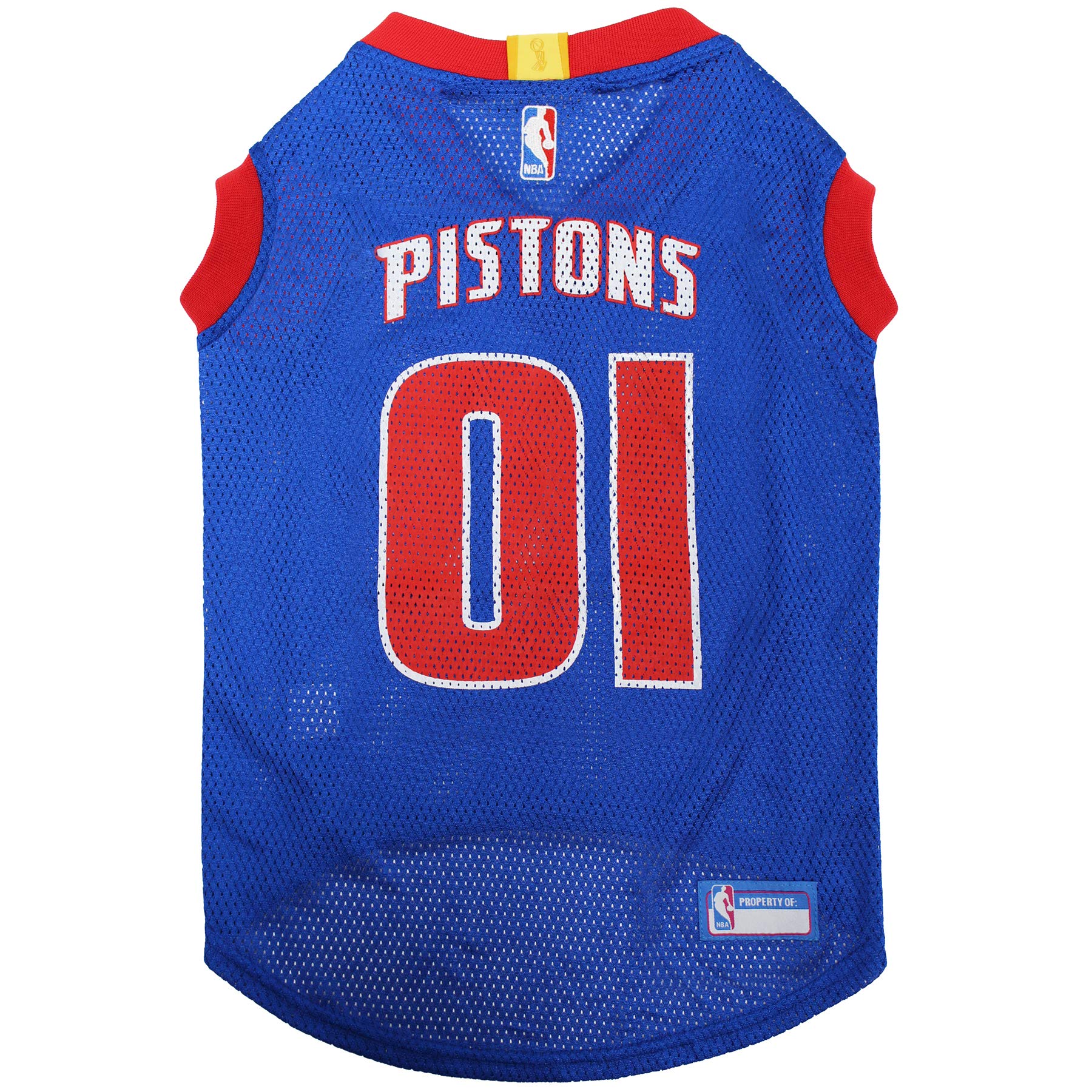 Pets First NBA DETROIT PISTONS DOG Jersey, X-Large - Tank Top Basketball Pet Jersey