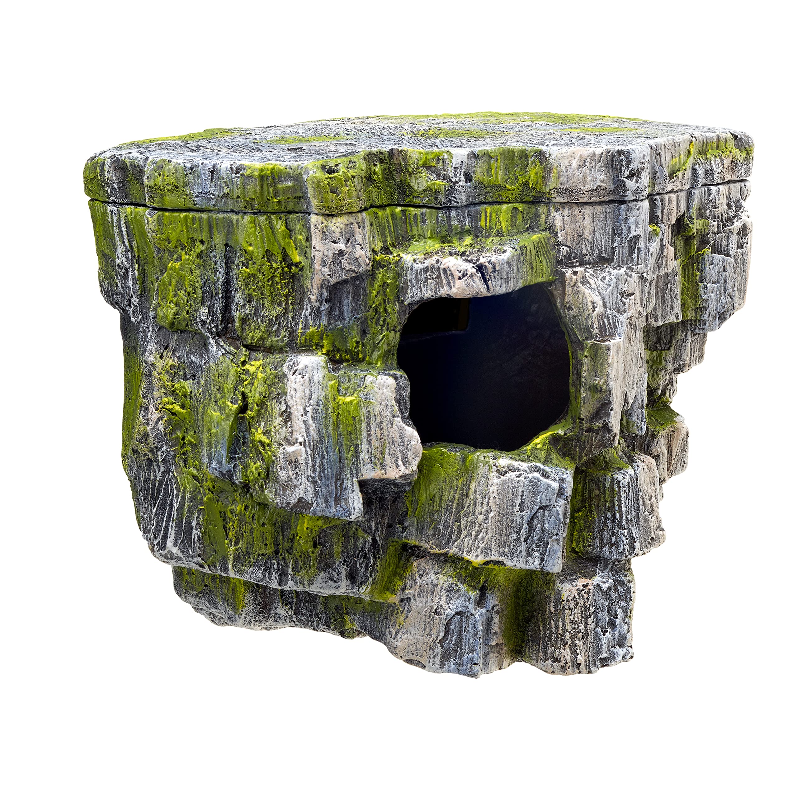Zilla Vertical Décor Rock Cave 8.75 X 5.875 X 7.25',Grey