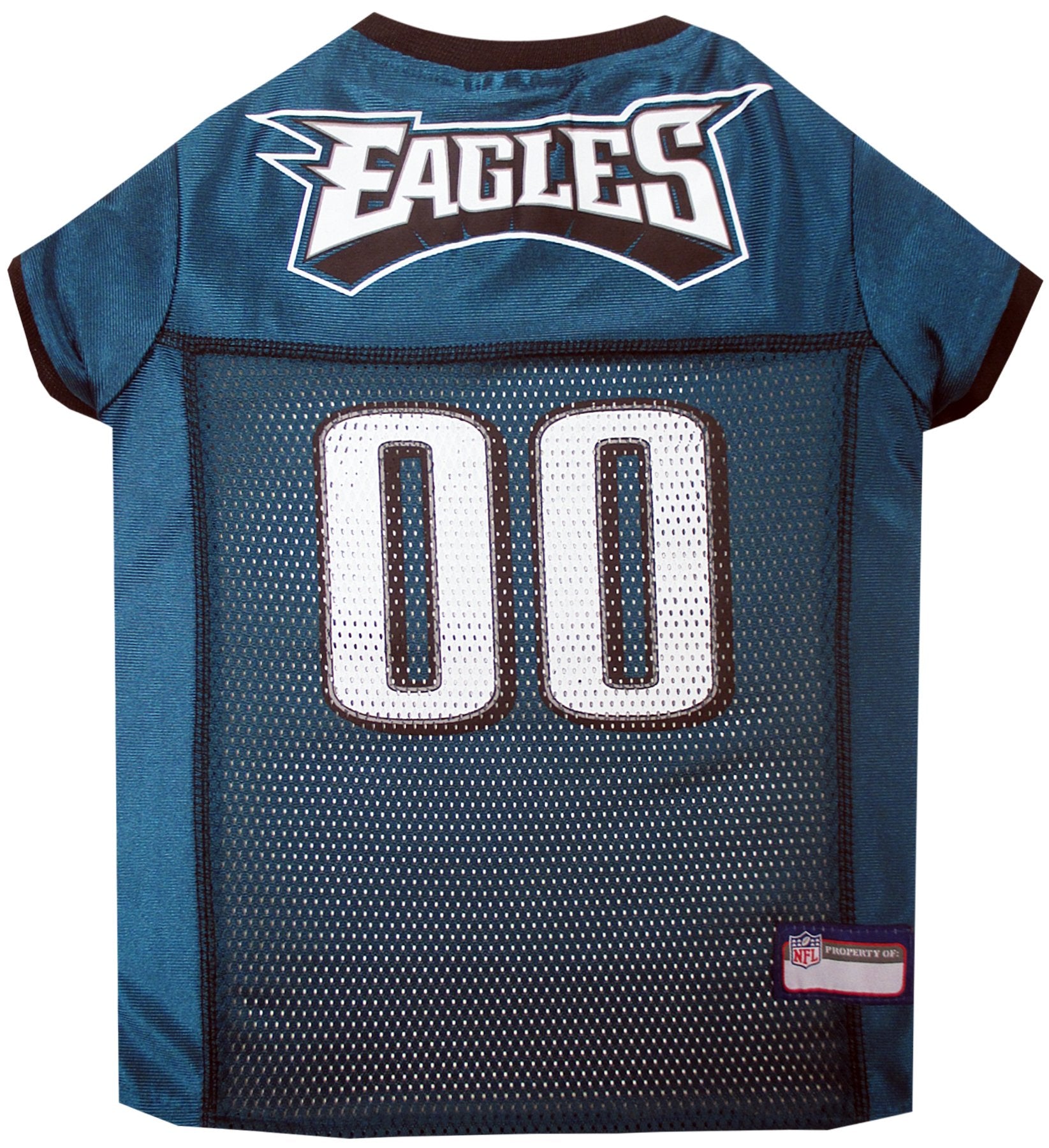 Pets First Nfl Philadelphia Eagles Dog Jersey, Medium, Poly-Mesh And Satin, Officially Licensed