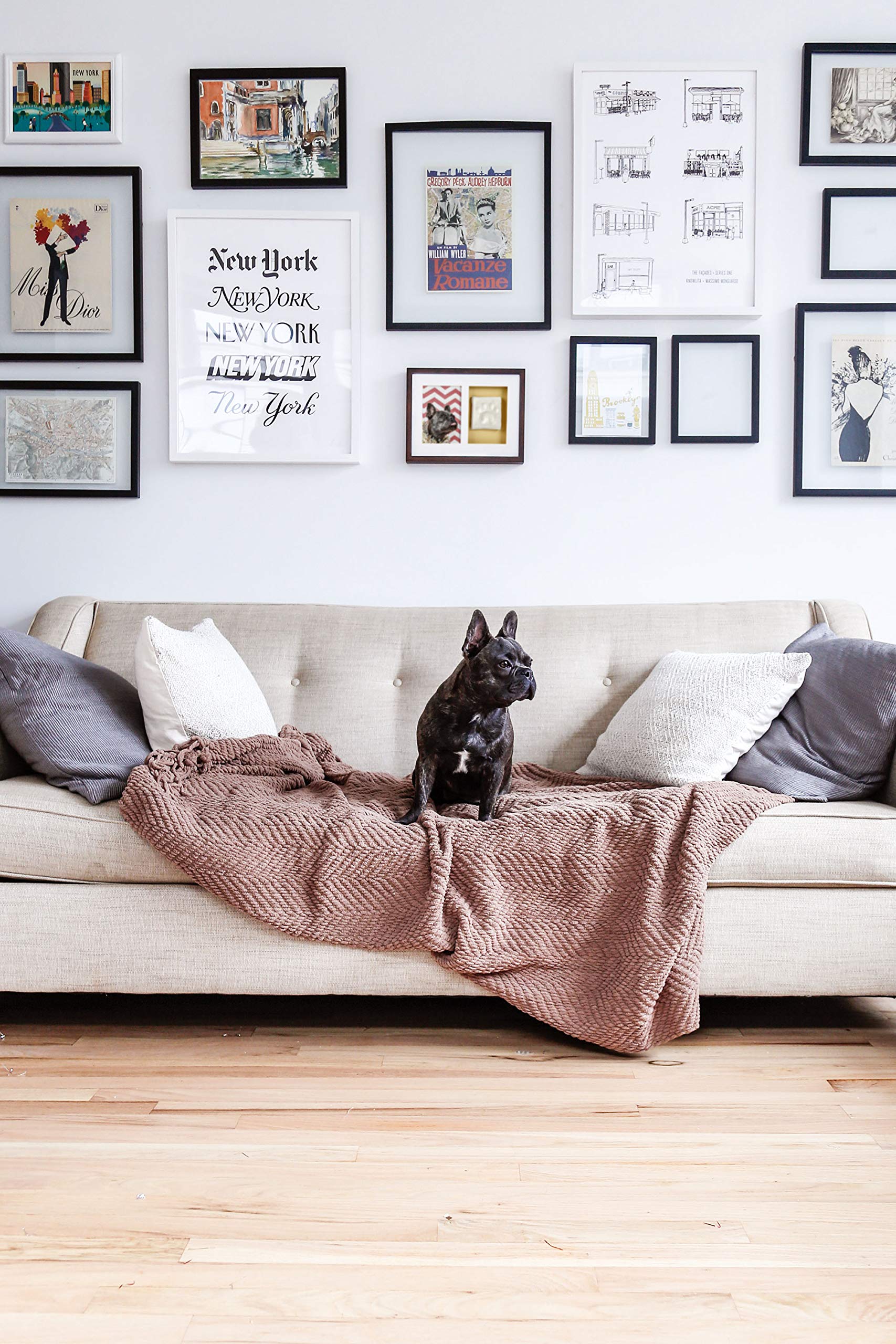 Pearhead Dog Or Cat Paw Prints Pet Wall Frame With Clay Imprint Kit, Pet Sentiment Keepsake Frame, Pet Memorial Picture Frame, Espresso 4 X 6'