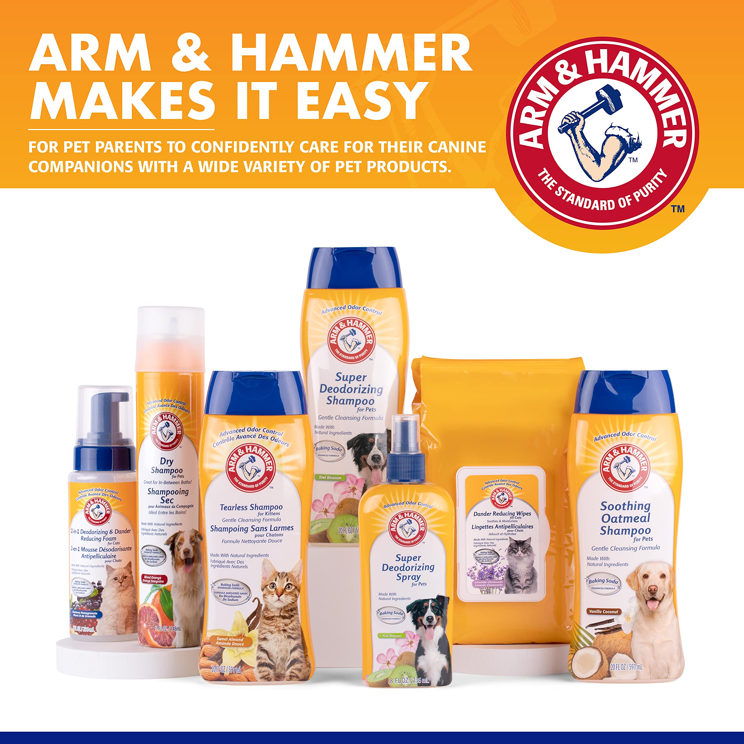 Arm & Hammer For Pets Oatmeal Shampoo For Dogs | Best Dog Shampoo For Dry, Itchy Skin | Soothing Oatmeal Dog Shampoos In Warm An