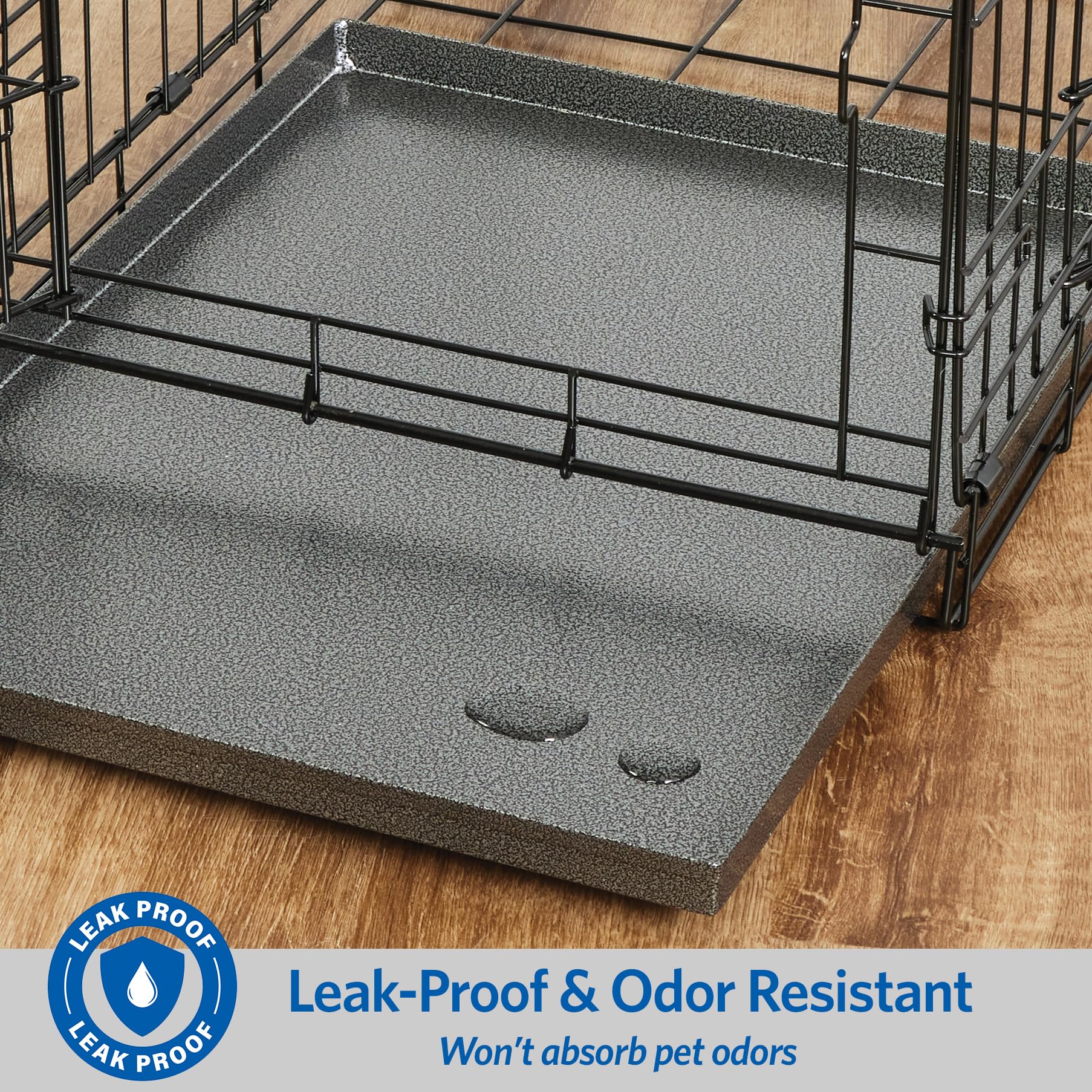 MidWest Homes for Pets Metal Dog Crate Replacement Pan; 48 inch