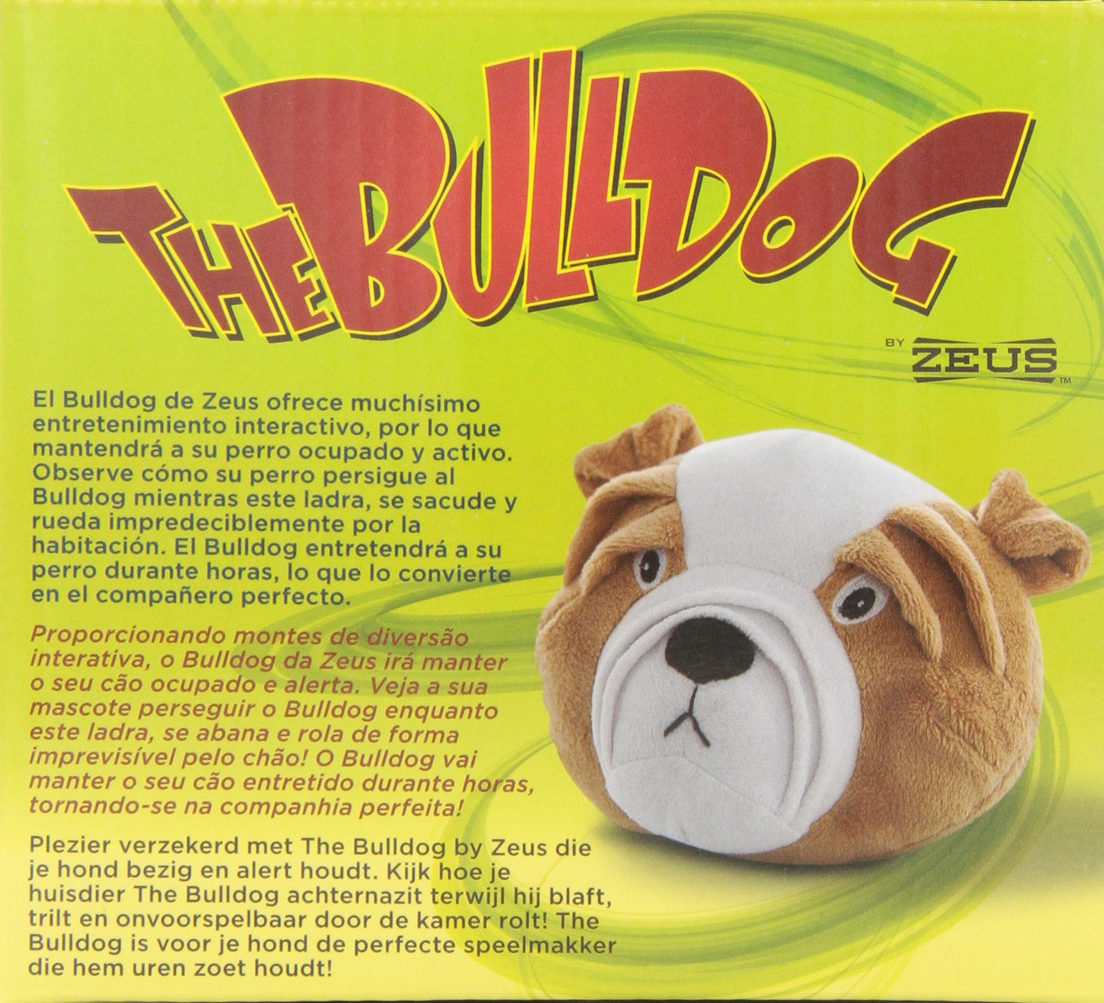 Zeus The Bulldog – Durable Interactive Dog Toy For Large And Small Dogs – Includes 3 Aaa Batteries
