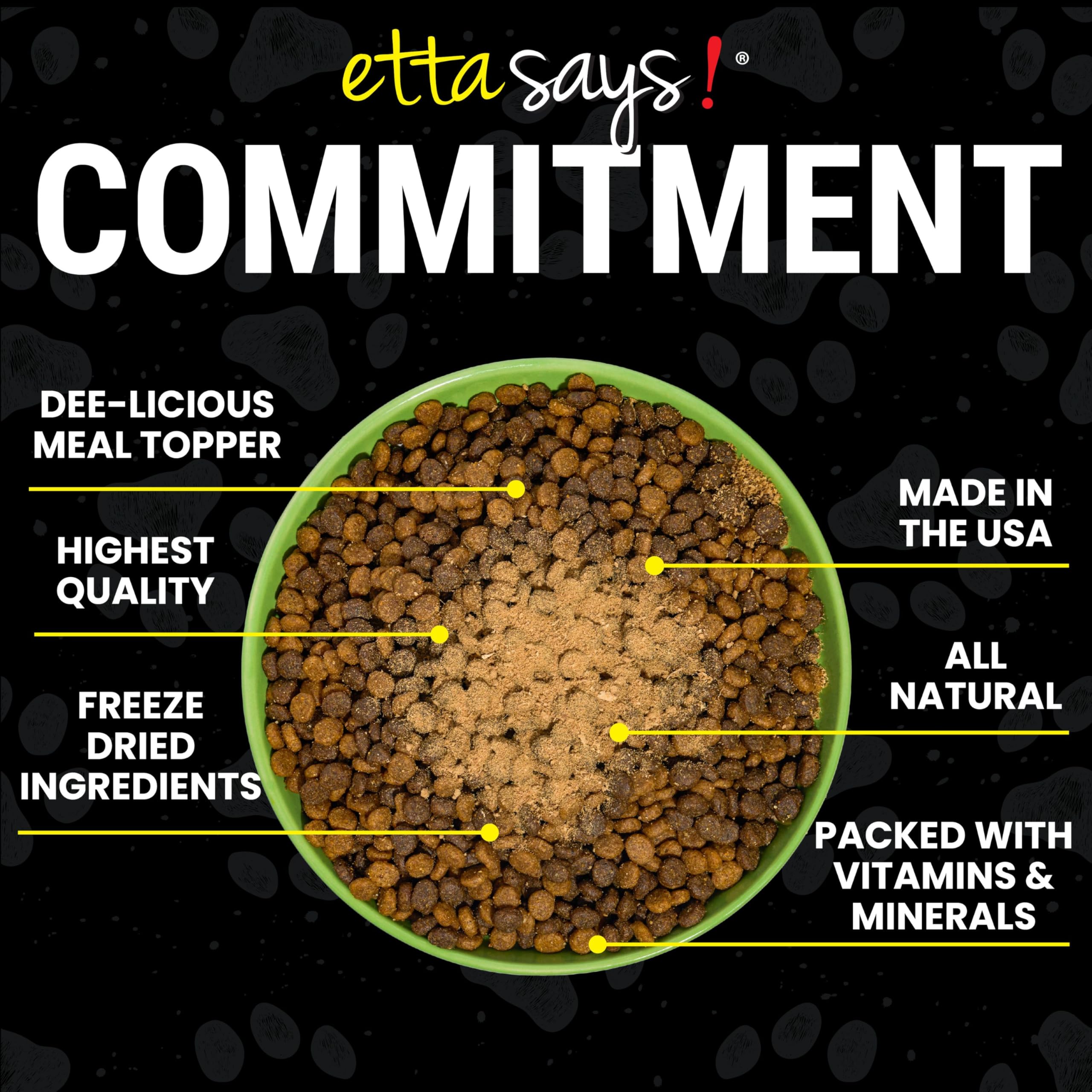 etta says! Liver Sprinkles for Dogs - High Protein Food Topper - Boosts Flavor - 100% Natural and Made in USA (Pack of 1)