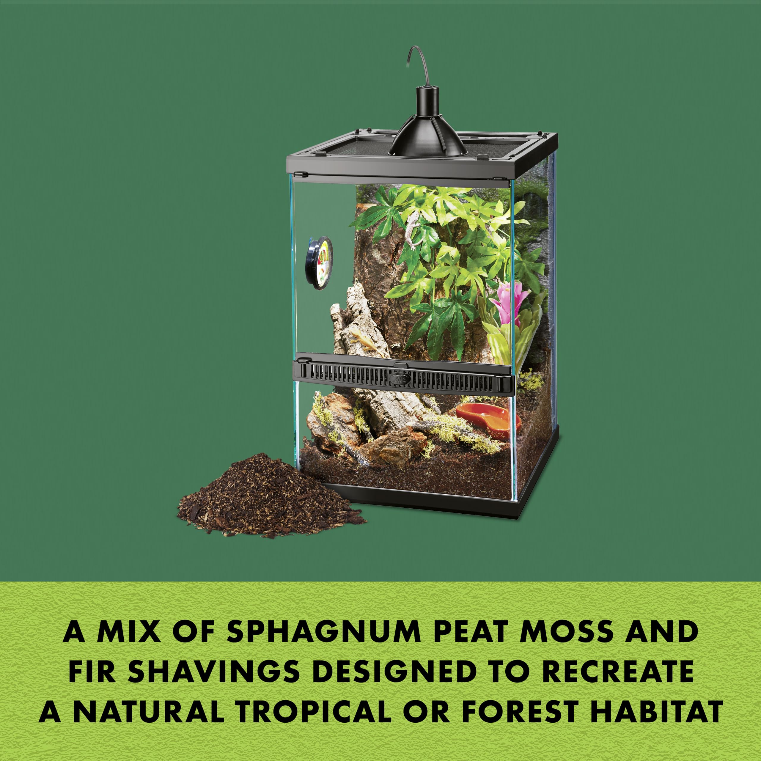 Zilla Jungle Mix Premium Reptile Bedding - 4 Qt