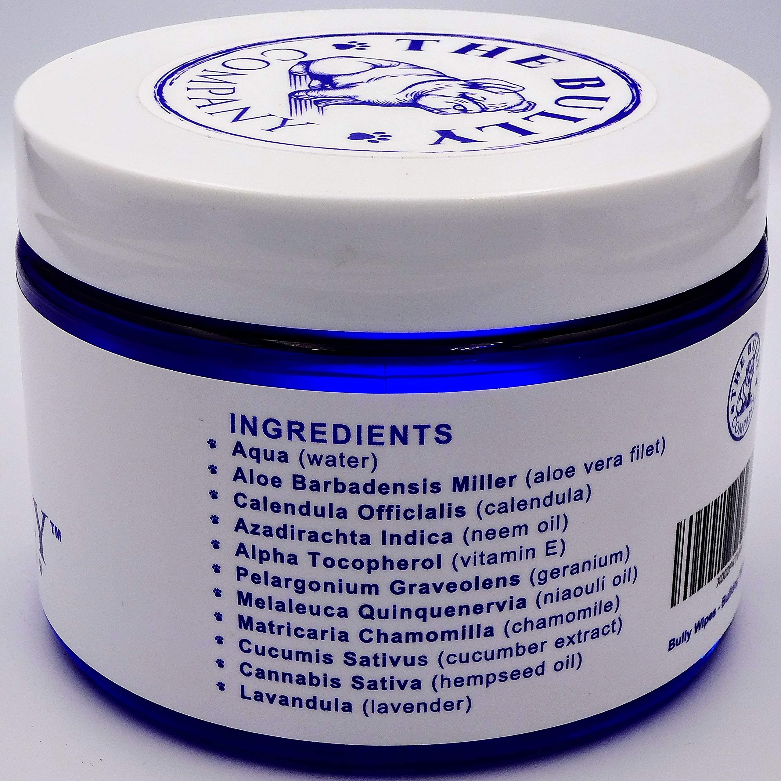 Bully Wipes - Bulldog Wrinkle Wipes Specifically For Bulldog Breeds All Natural Organic Formula Refreshing Botanical Scent - Removes Dirt - Safe To Use Around Eyes, Ears, Paw, Wrinkles!