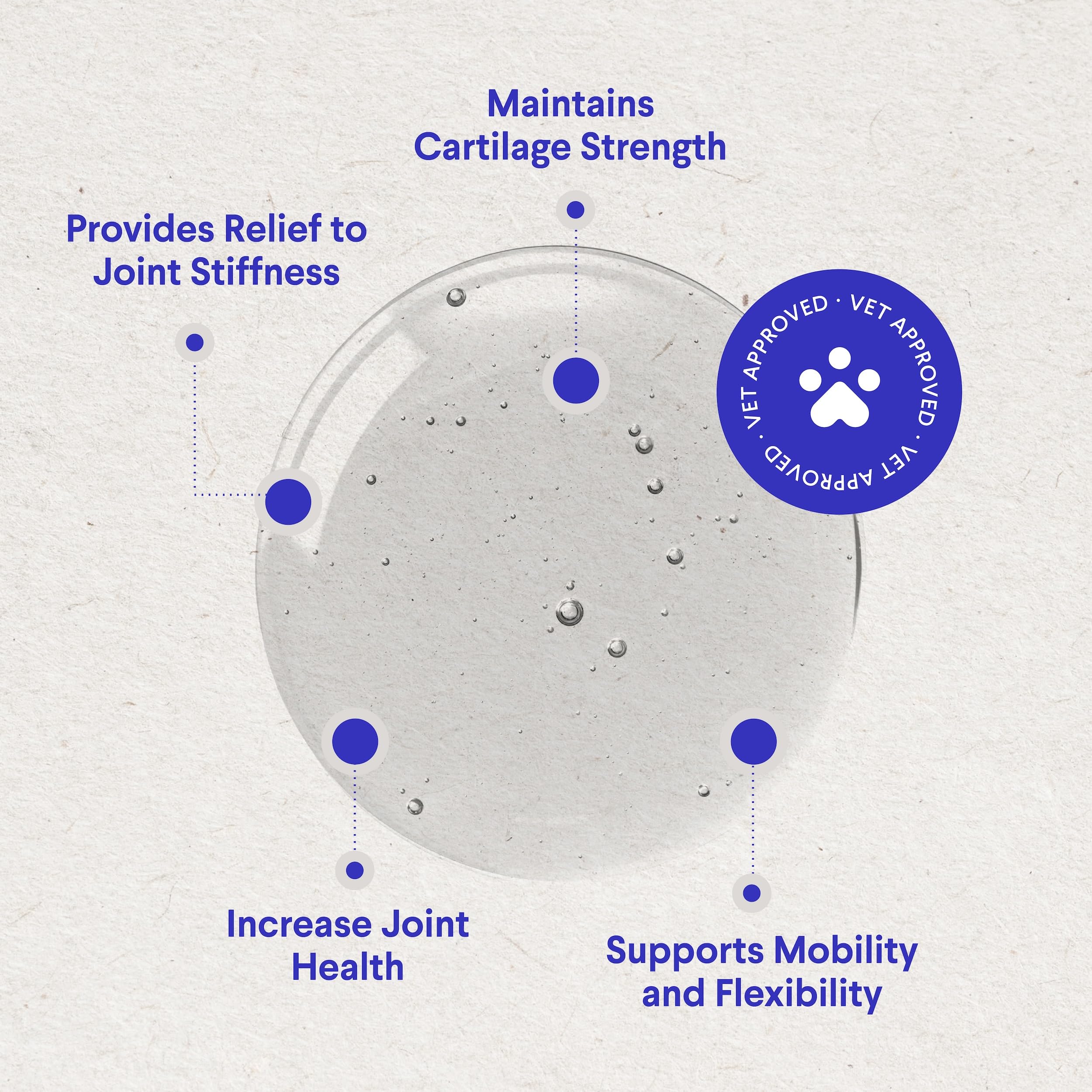 WONDER PAWS Premium Liquid Glucosamine for Dogs Strength Joint Support, Flexibility, Cartilage & Mobility - Hip and Joint Supple