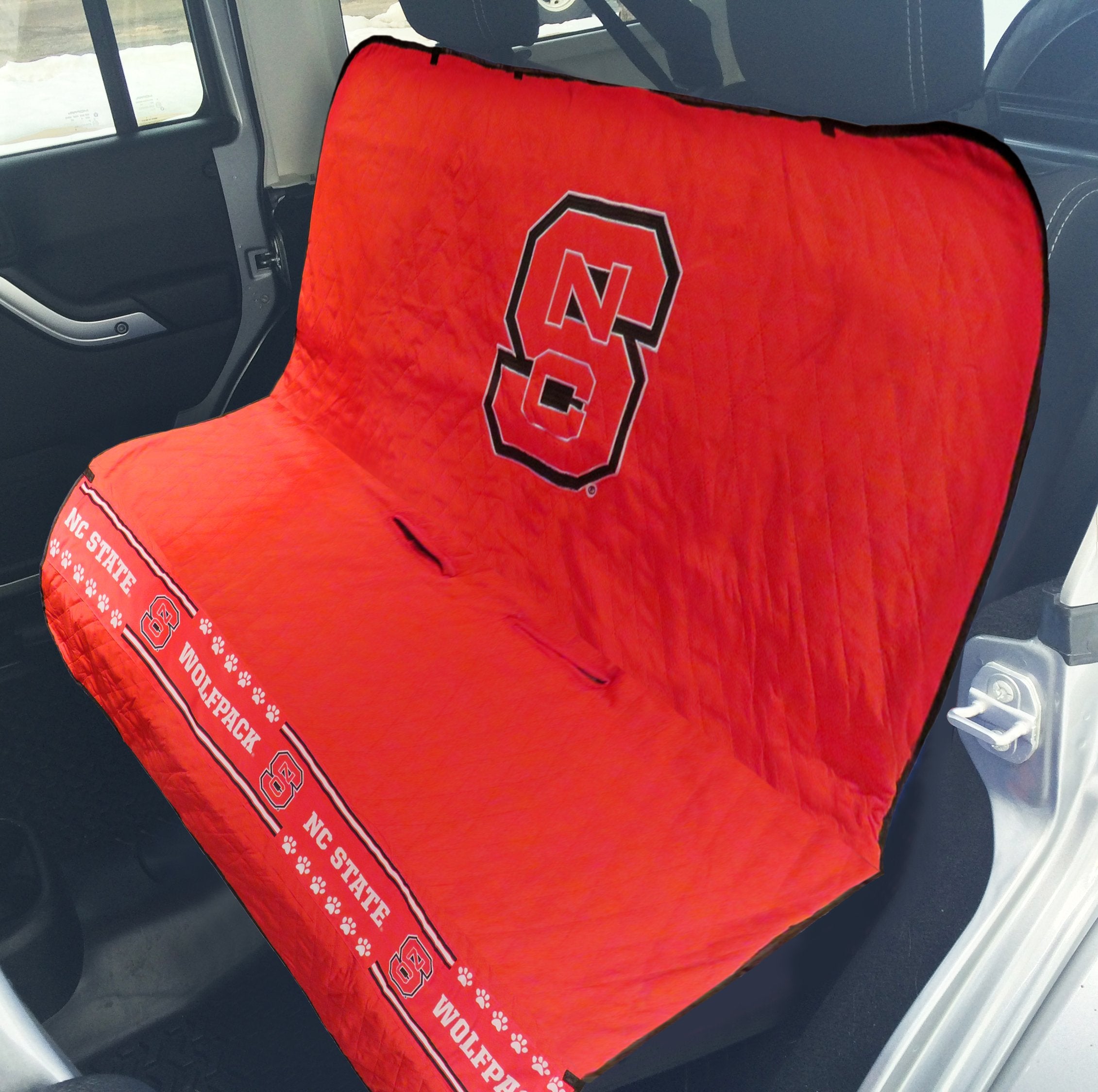 Pets First Collegiate North Carolina State Wolfpack Pet Car Seat Cover