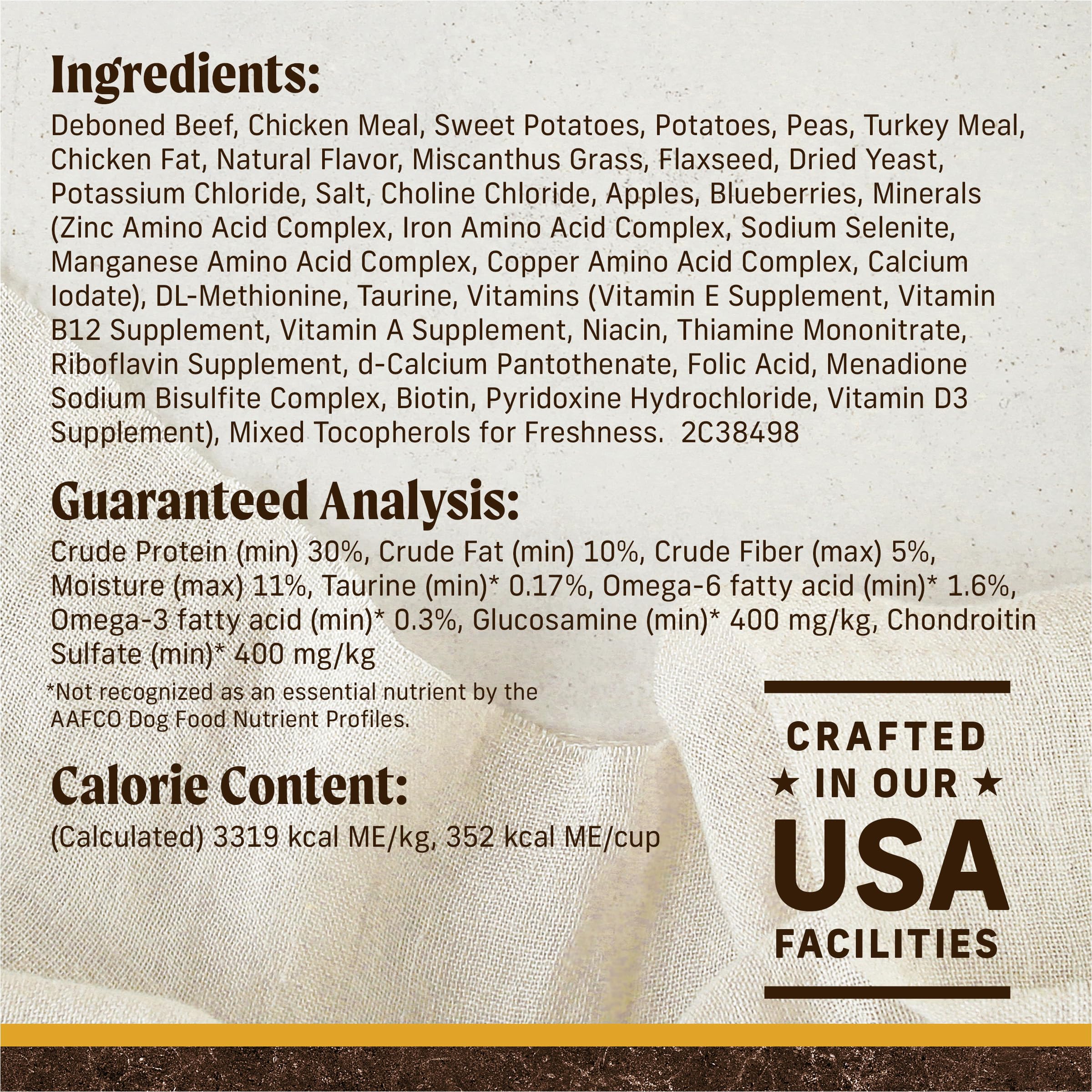 Merrick Premium Grain Free Dry Dog Food Weight Management Dog Food, Wholesome And Natural Kibble, Healthy Weight Recipe - 22.0 l