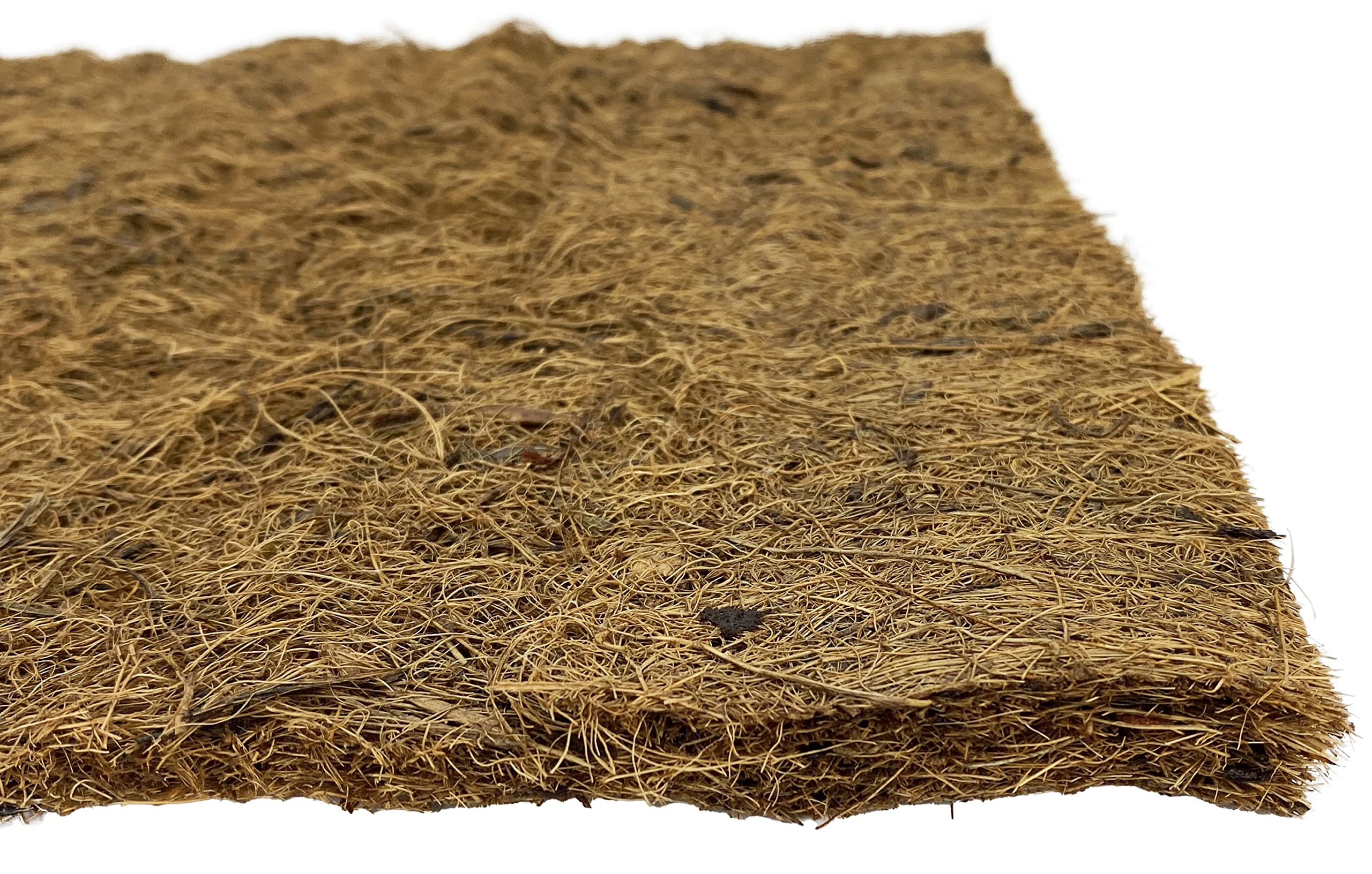 Komodo Fiber Pad | 100% Natural Coconut Fiber Reptile Terrarium Liner | Washable And Reusable| Non-Toxic With No Harmful Chemicals | Fits Up To 18' By 36' Tank