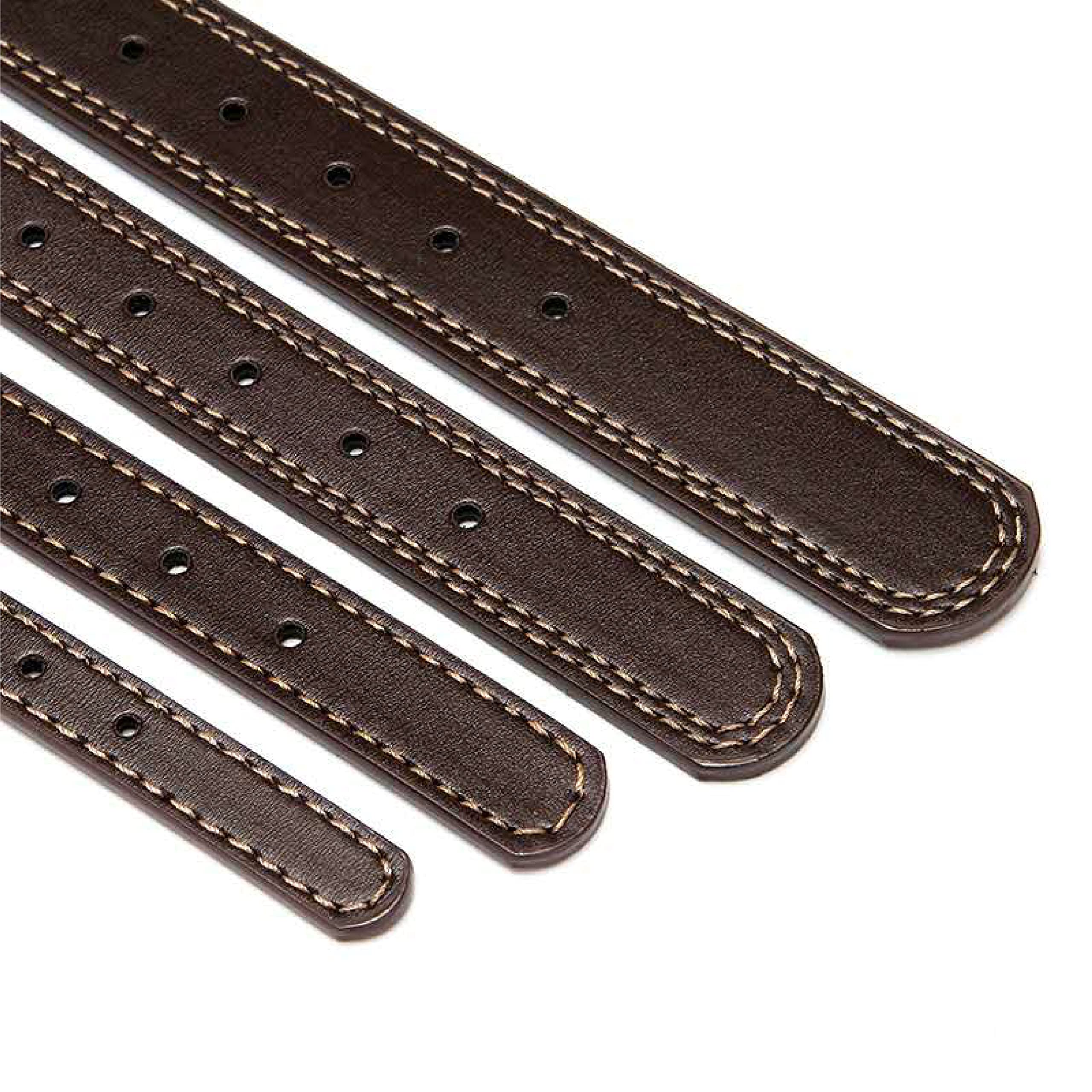 Personalized Dog Collar - Engraved Soft Leather - Custom Small Medium or Large Size with Name Plate (Medium, Brown)