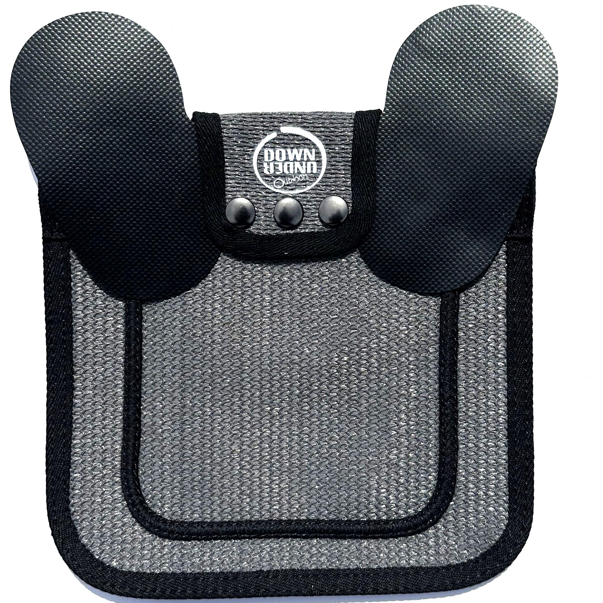DOWN UNDER OUTDOORS Premium Chicken Saddle 4 Pack - Adjustable Straps for Medium & Large Hens, Grey Mesh Poultry Protector & Care Supplies