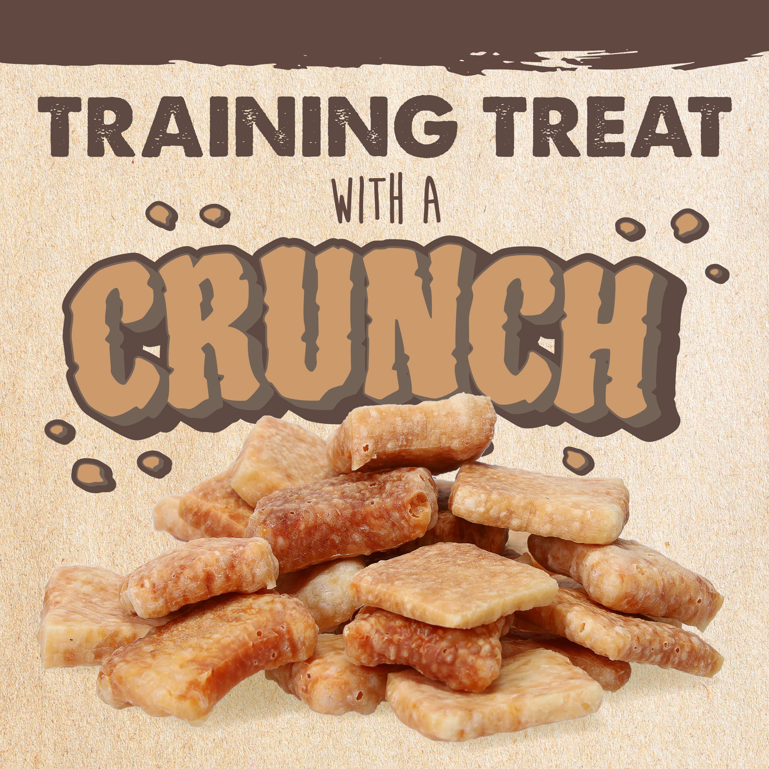 Mighty Paw Yak Cheese Crackers | Healthy Puppy Treat, Hard & Crunchy Puppy Training Treat for Dog Potty Training - Ideal for Sma