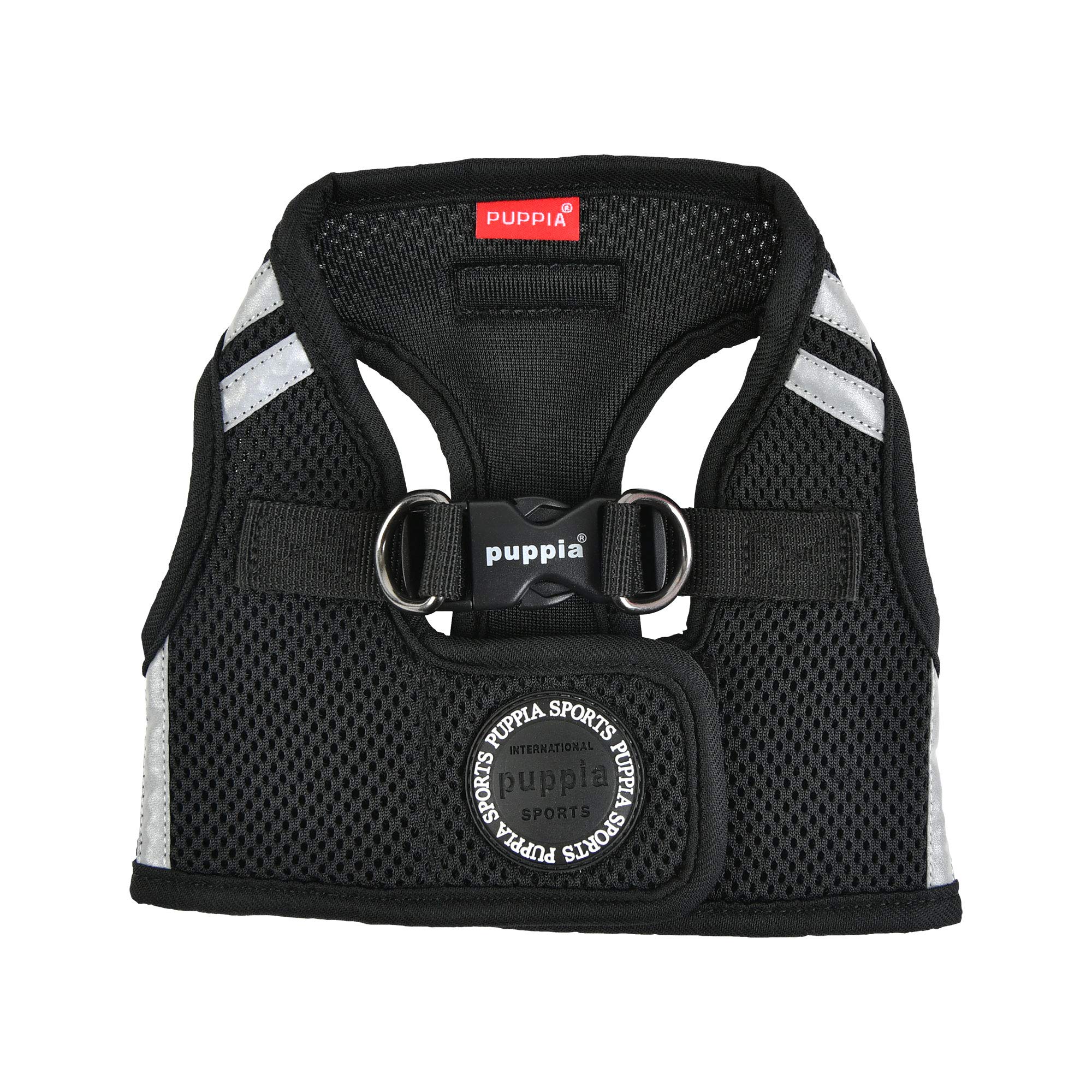 Puppia Soft Vest Harness Pro - Black - M (Paua-Hb1828-Bk-M)