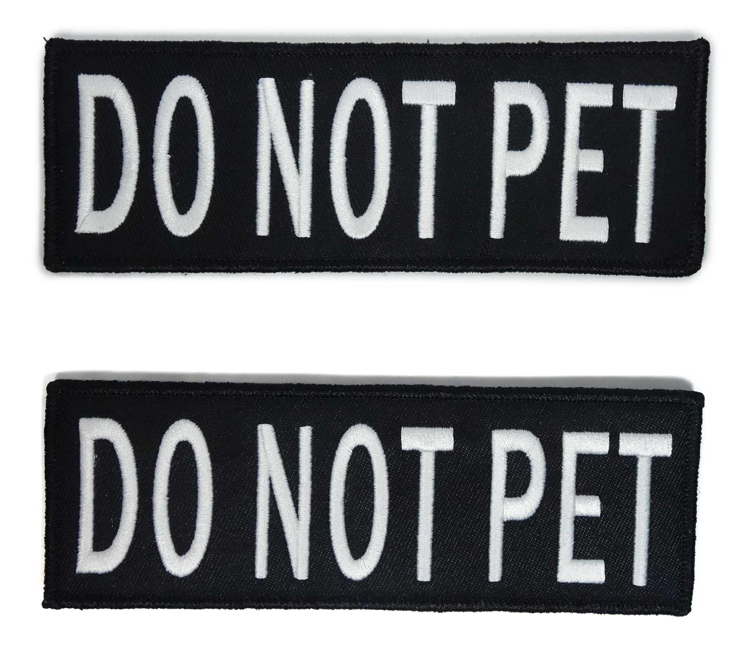 Leash Boss Service Dog Patches for Harness | Velcro Patches for Dog Harness or Vest | Do Not Pet Patch, Dog in Training, Service