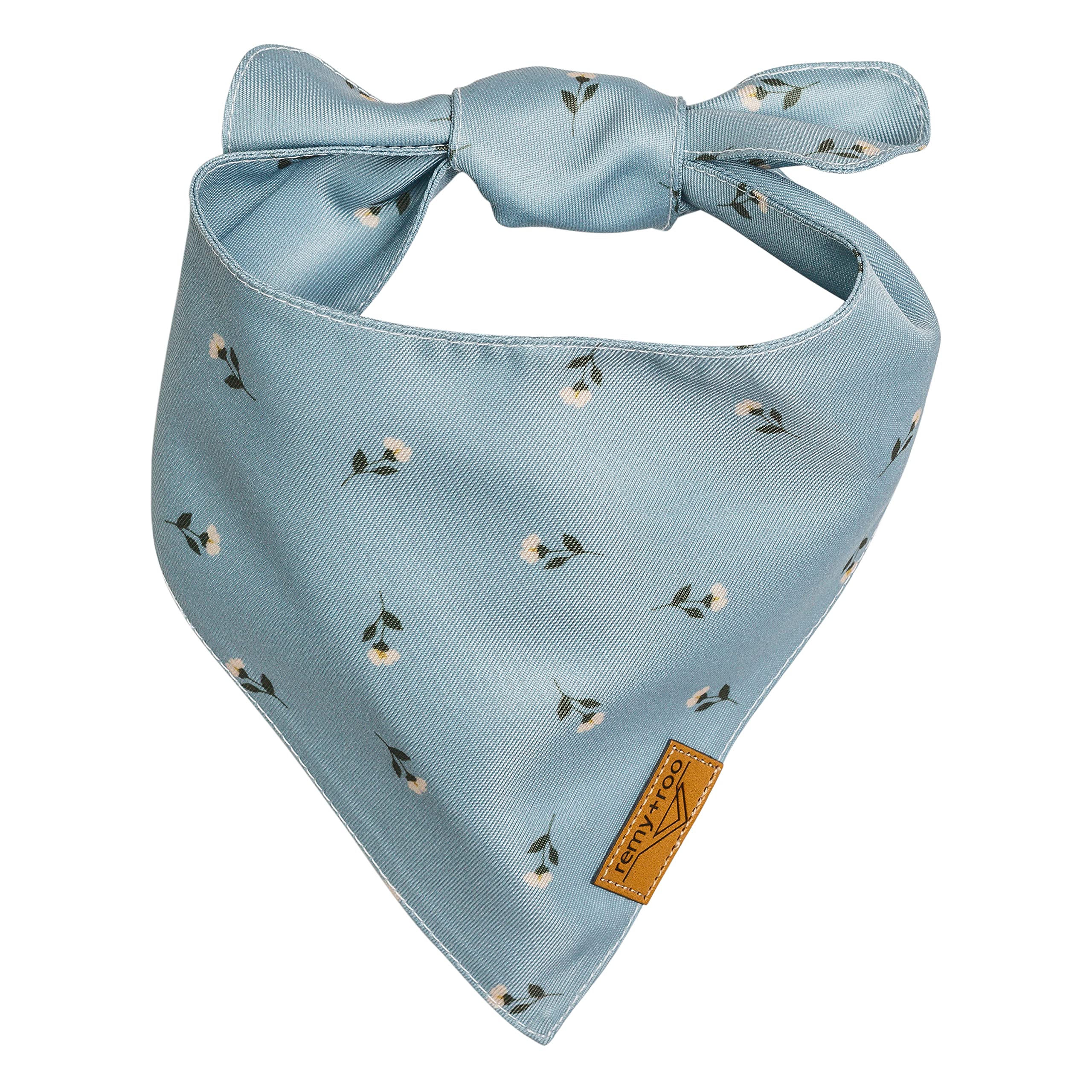 Remy+Roo Large Spring Dog Bandanas - 4 Pack Emily Set | Premium Durable Adjustable Polyester Fabric Dog Scarfs | Patented Shape