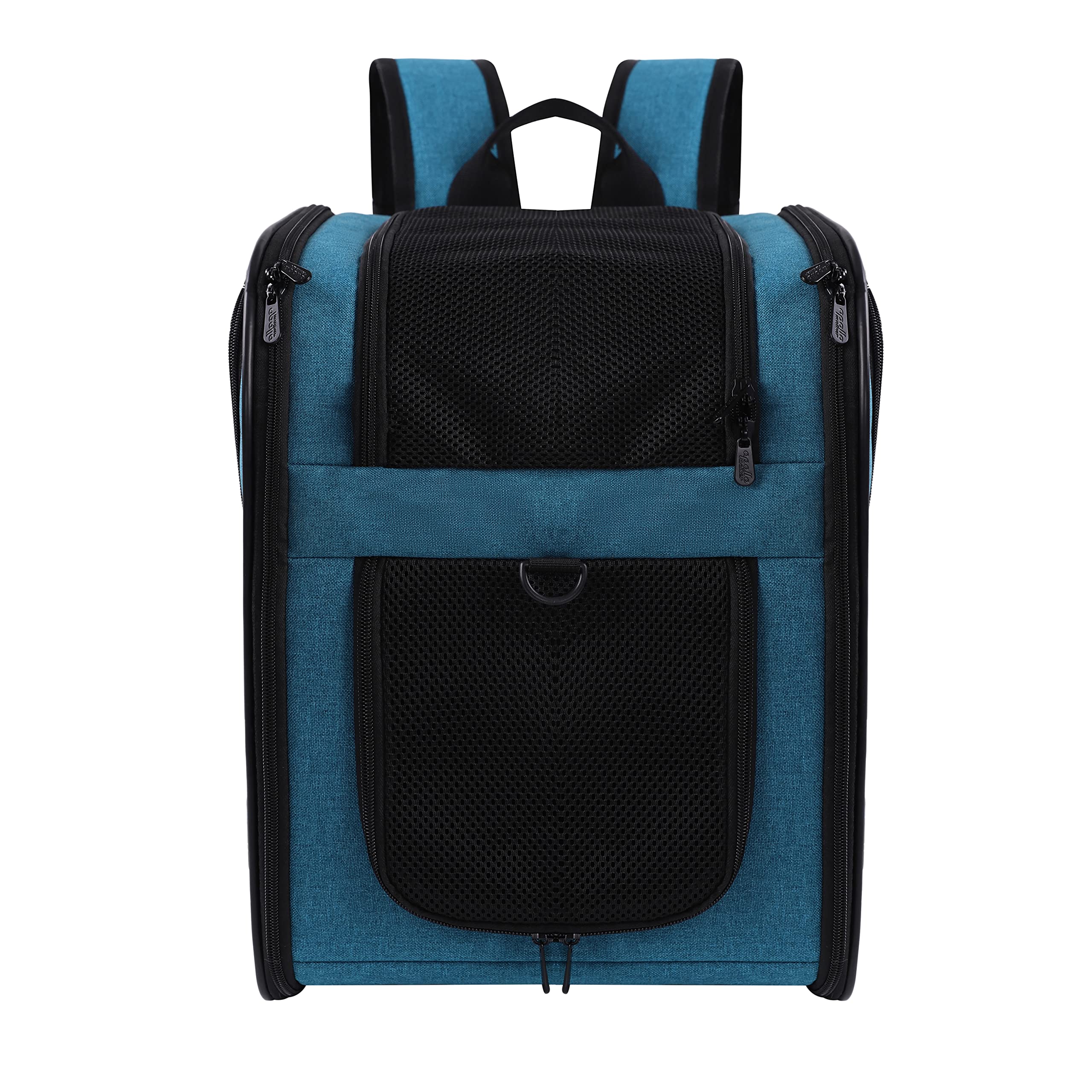 Apollo Walker Pet Carrier Backpack For Large/Small Cats And Dogs, Puppies, Safety Features And Cushion Back Support | For Travel, Hiking, Outdoor Use (Teal)
