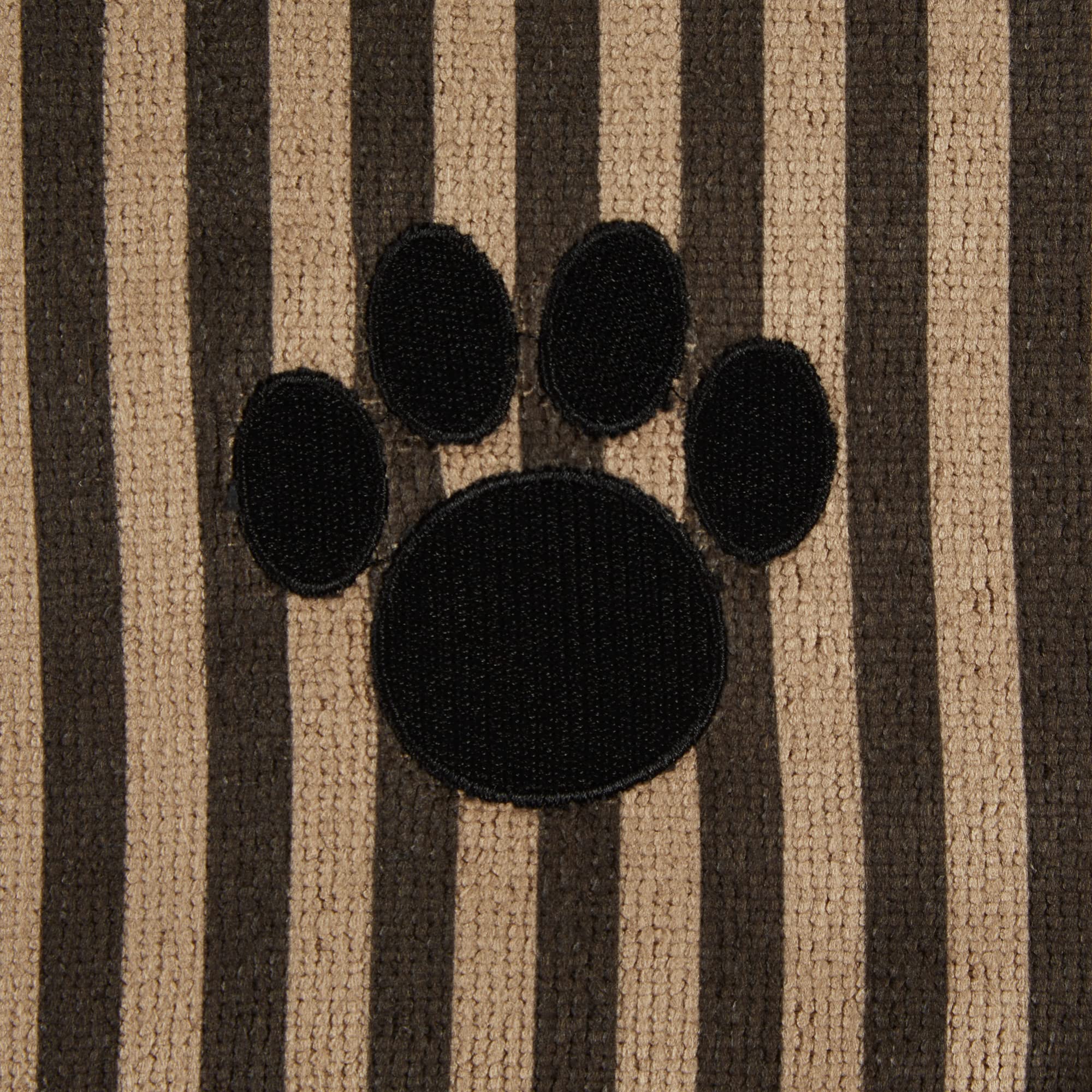Bone Dry Pet Grooming Towel Collection Absorbent Microfiber X-Large, 41x23.5, Striped Brown
