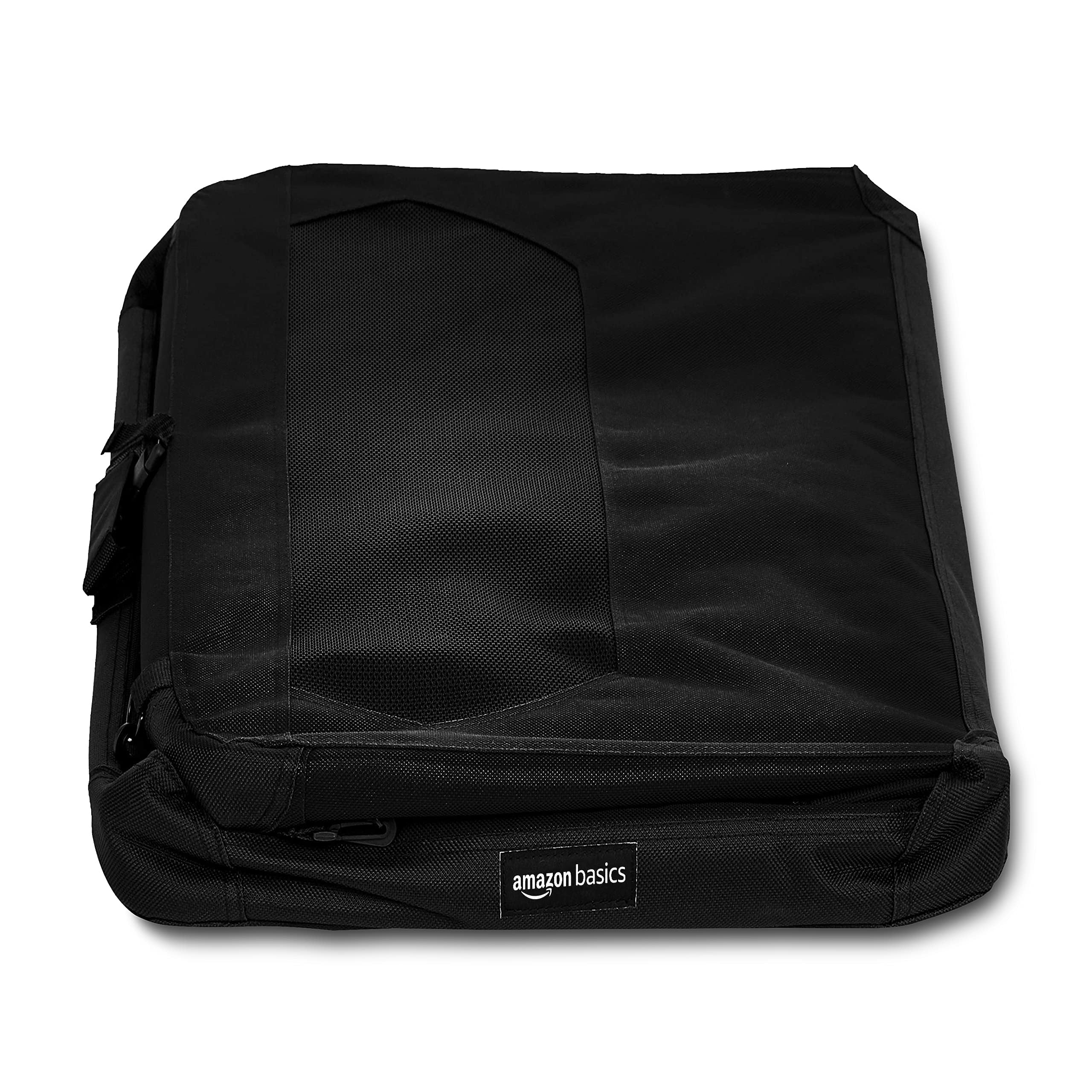 Amazon Basics Folding Portable Soft Pet Dog Crate Carrier Kennel, 30 X 21 X 21 Inches, Black