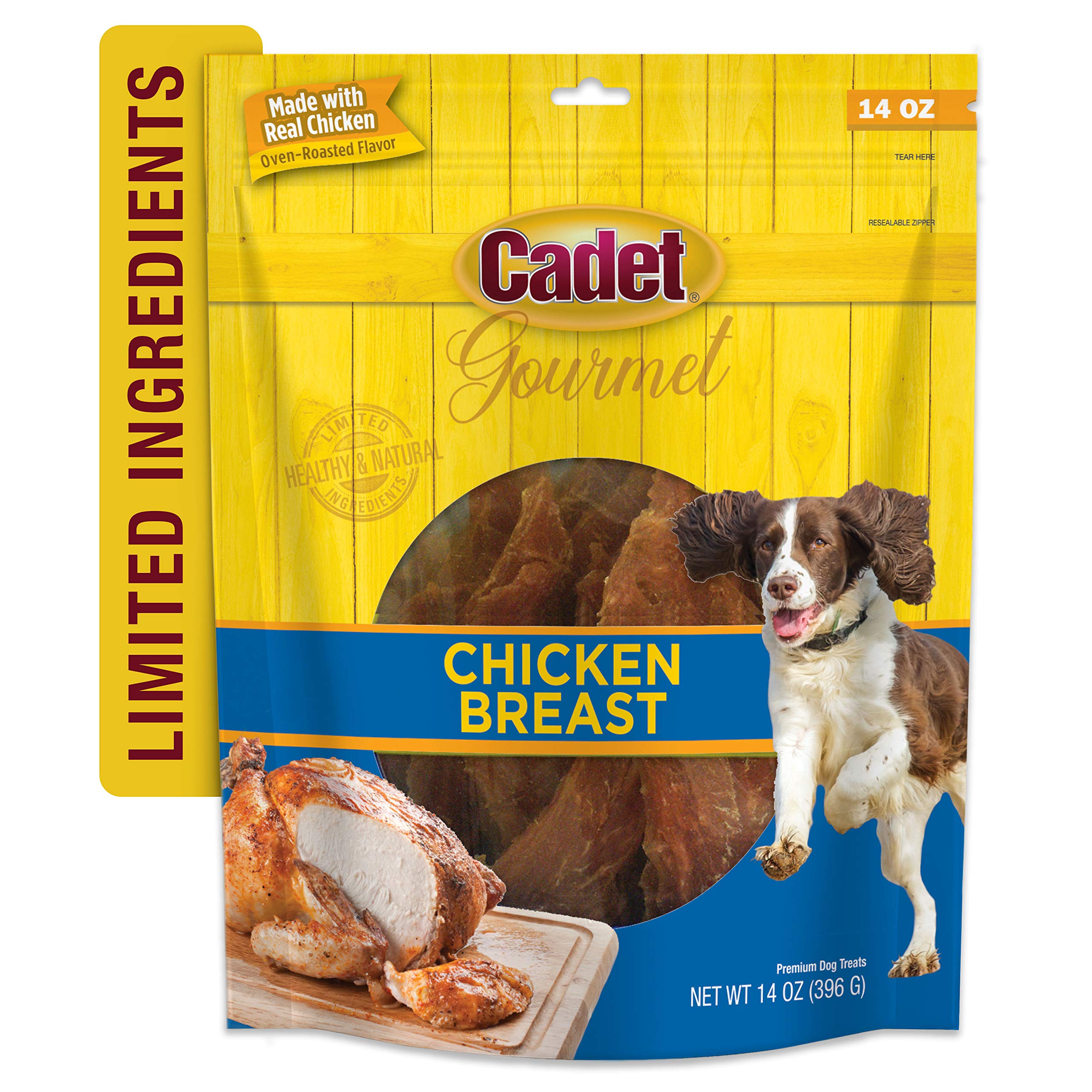Cadet Gourmet Chicken Breast Dog Treats, 14 oz, Multi-colored, Model C01306