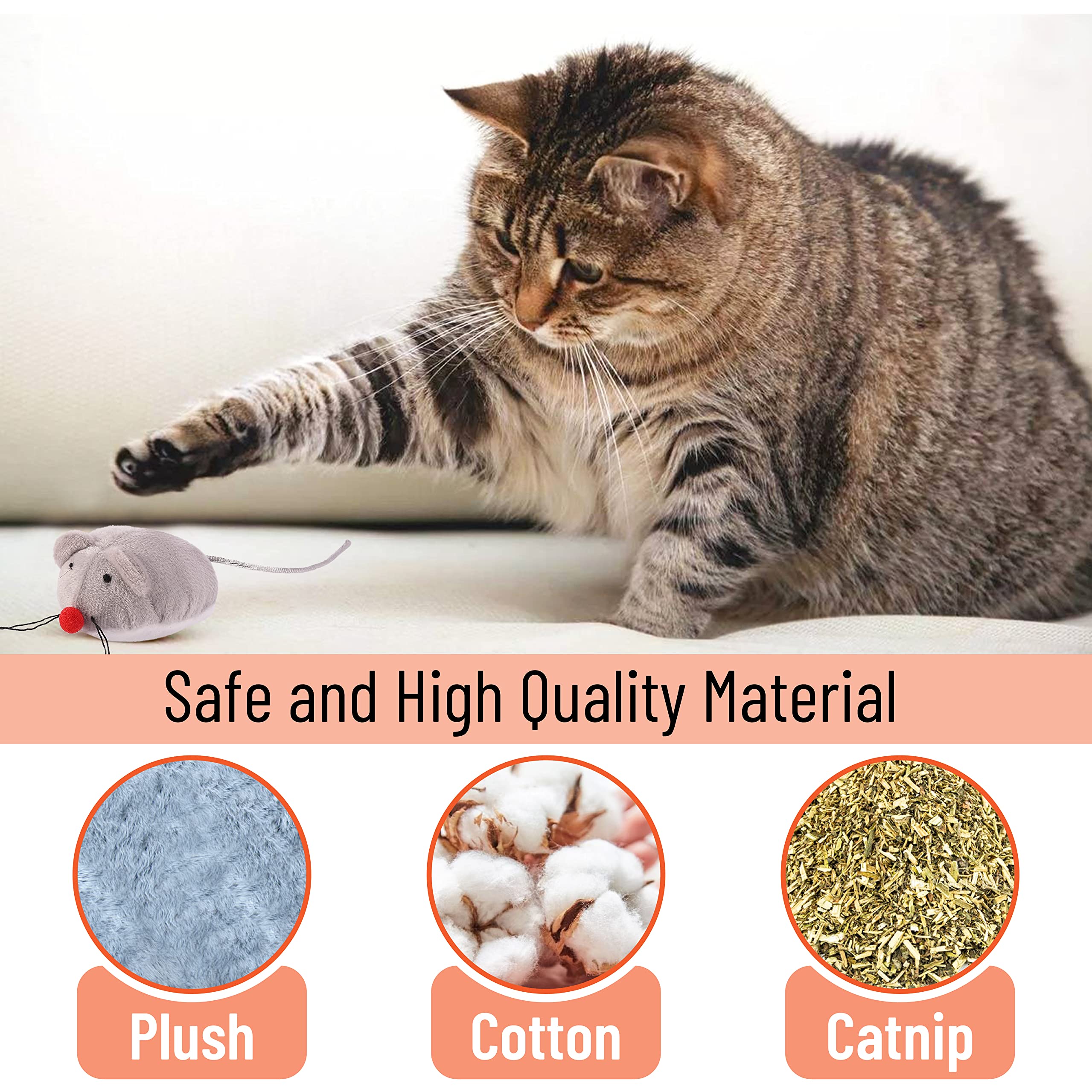 Mr. Pen- Catnip Toys, 7 Pcs, Mouse Cat Toy, Catnip Toys For Indoor Cats, Cat Nip Toys, Catnip Toys For Cats, Mouse Toy For Cats, Cat Toy Mouse, Toys With Catnip, Cat Toys Mice