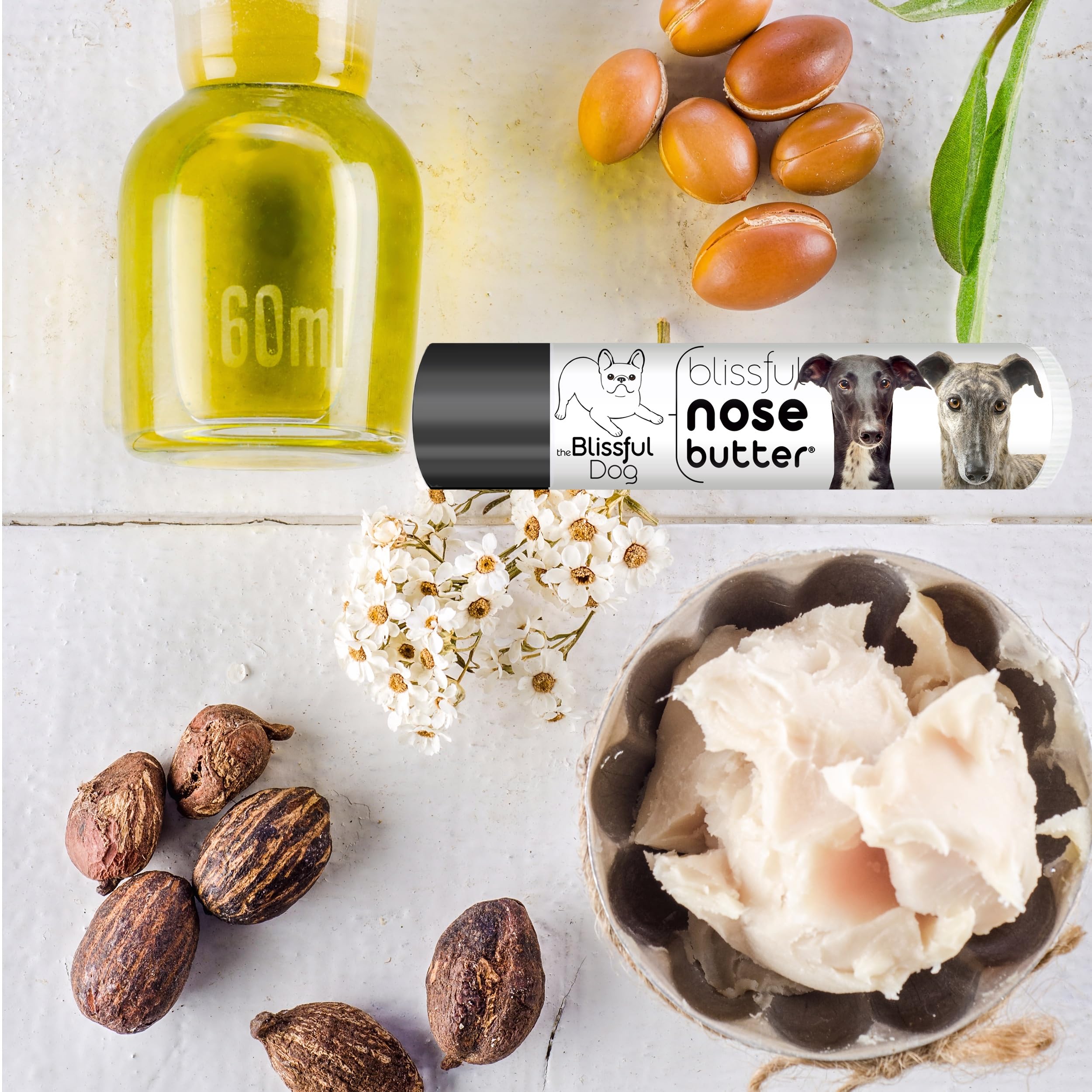 The Blissful Dog Greyhound Unscented Nose Butter - Dog Nose Butter, 0.15 Ounce