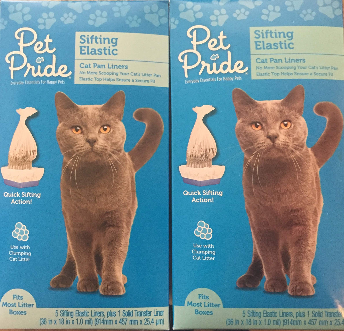 Pet Pride Sifting Cat Pan Liner 5 Ct (2 Pack)