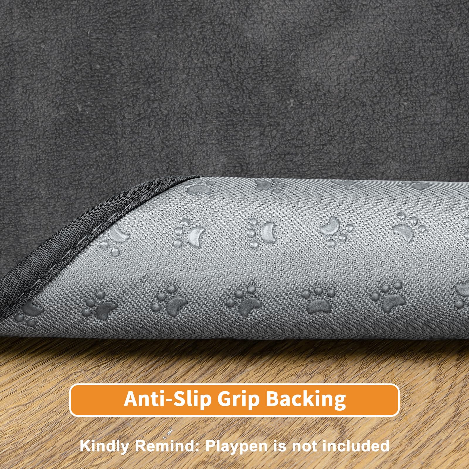 Dog Pee Pad Washable Extra Large, 72x72 Instant Absorb Training Pads, Non-Slip Pet Playpen Mat Waterproof Reusable Floor Mat for