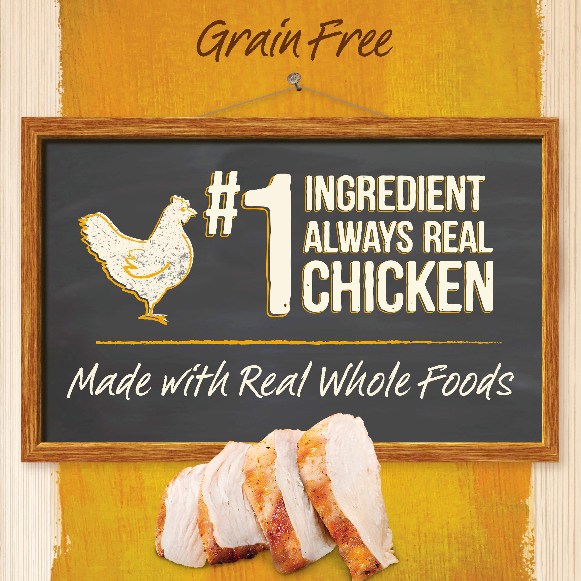 Merrick Grain Free Wet Dog Food, Premium And Wholesome Gluten Free Canned Adult Dog Food, Wingaling Recipe - (Pack of 12) 12.7 o