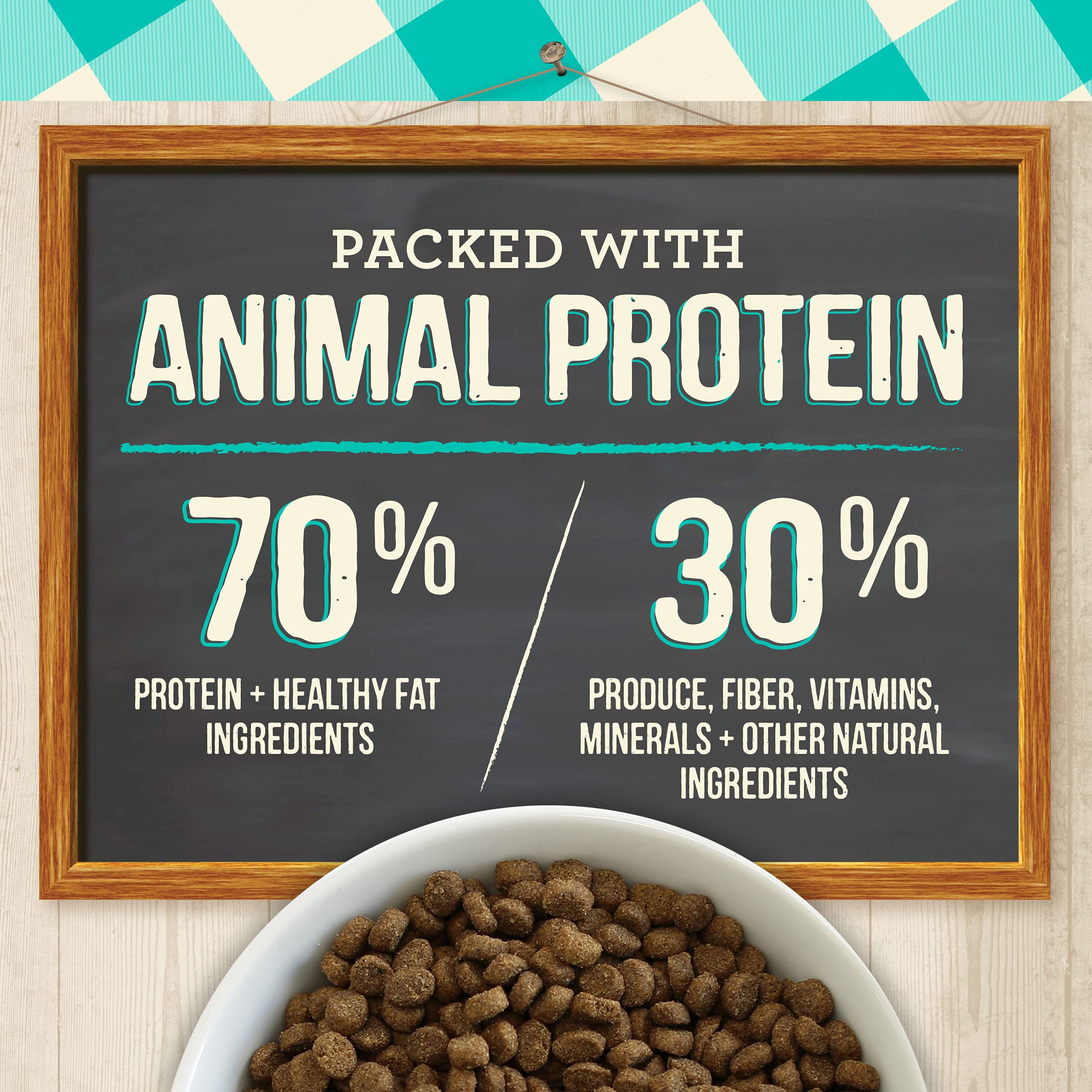 Merrick Purrfect Bistro Grain Free Natural Dry Cat Food For Adult Cats, Real Salmon And Sweet Potato Recipe - 7 lb. Bag
