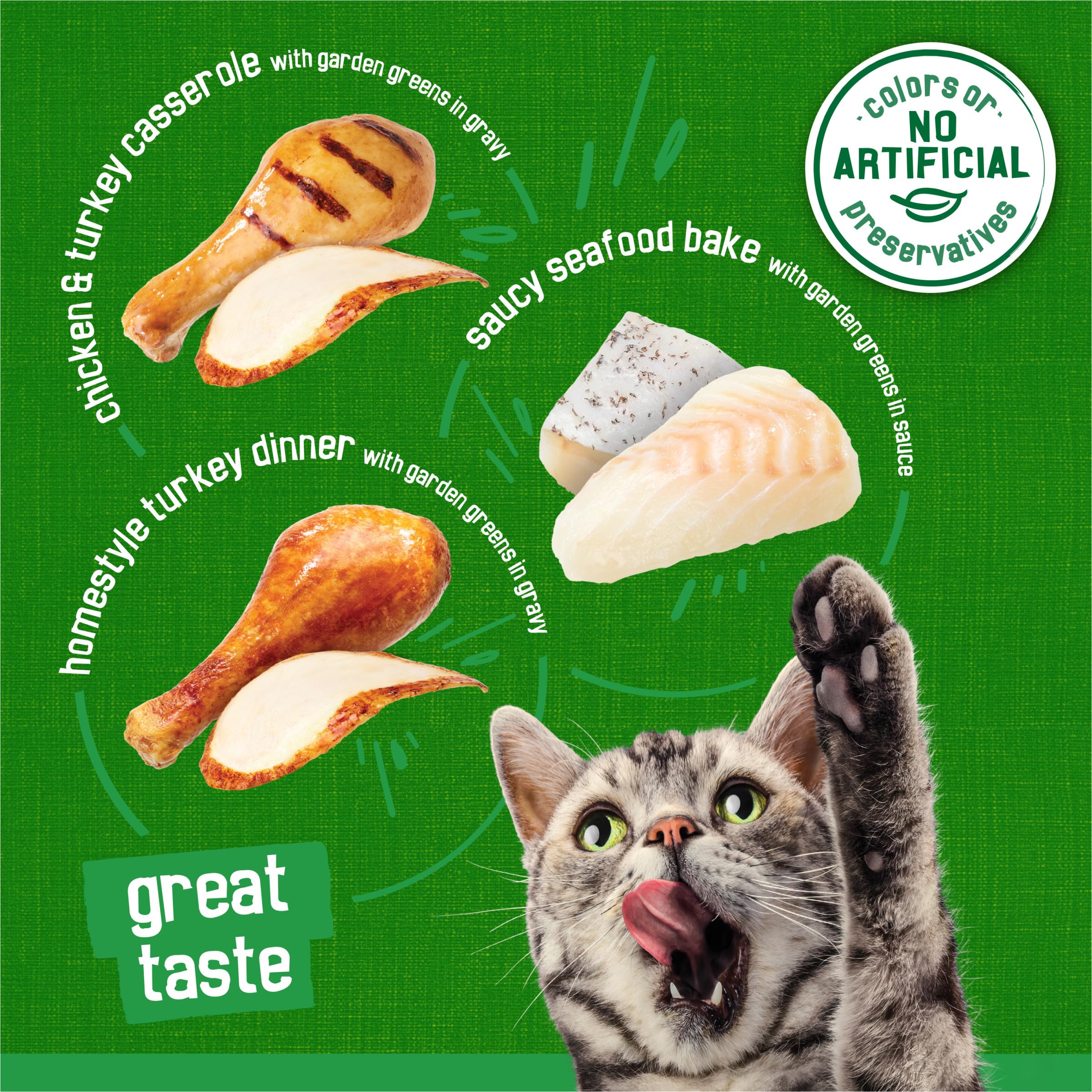 Purina Friskies Indoor Cat Food 24ct VP - (Chicken and Turkey Casserole, Saucy Seafood Bake, Homestyle Turkey Dinner) - (Pack of