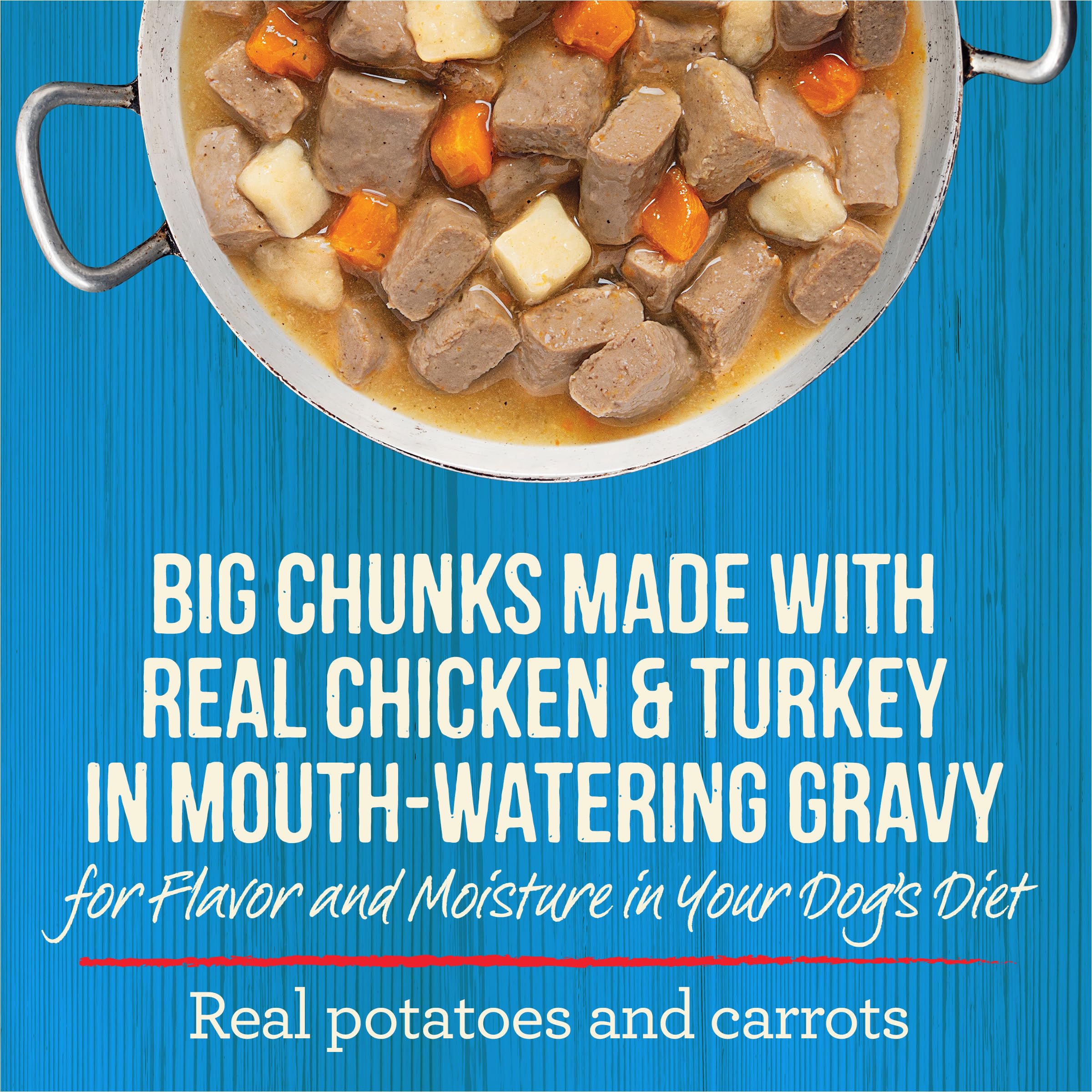 Merrick Chunky Grain Free Premium And Wholesome Canned Dog Food, Real Meat Carvers Delight Dinner In Gravy - (Pack of 12) 12.7 o